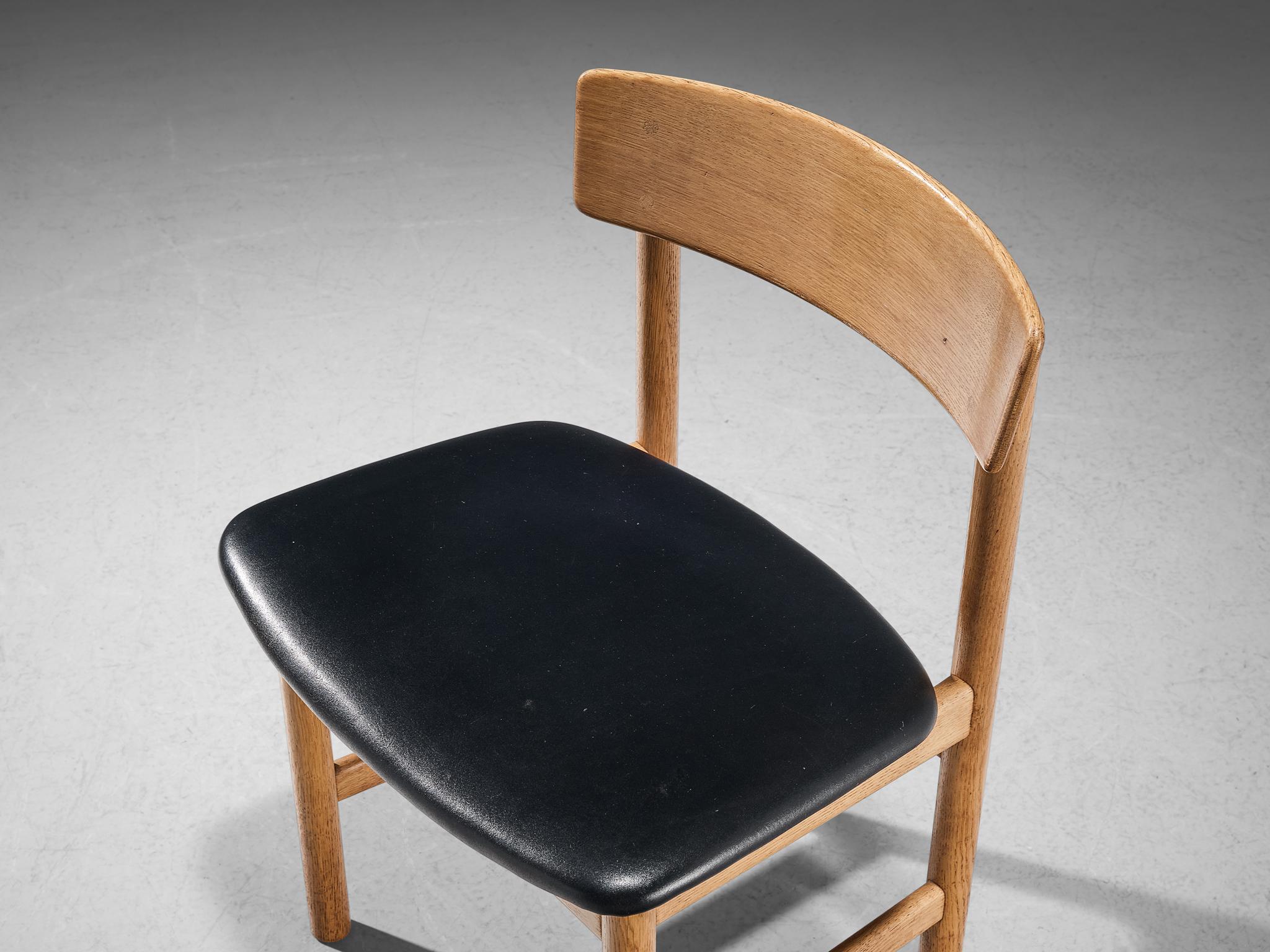 Mid-20th Century Børge Mogensen for Karl Andersson Pair of Dining Chairs in Oak 