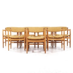 Børge Mogensen for Karl Andersson & Söner MCM Danish Oak Dining Chairs - Set 8