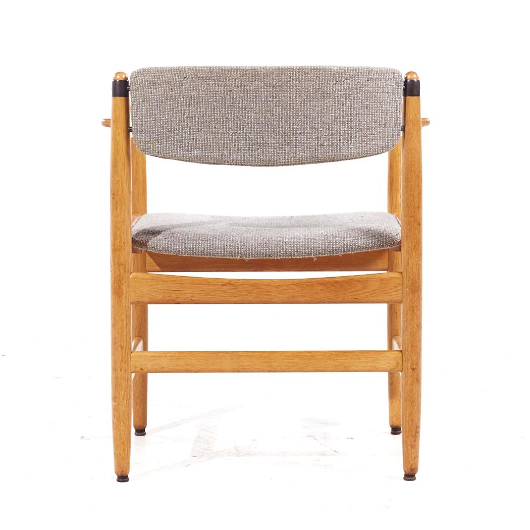 Børge Mogensen pour Karl Andersson & Söner Chaises de salle à manger en chêne danois MCM - Set 8 en vente 1