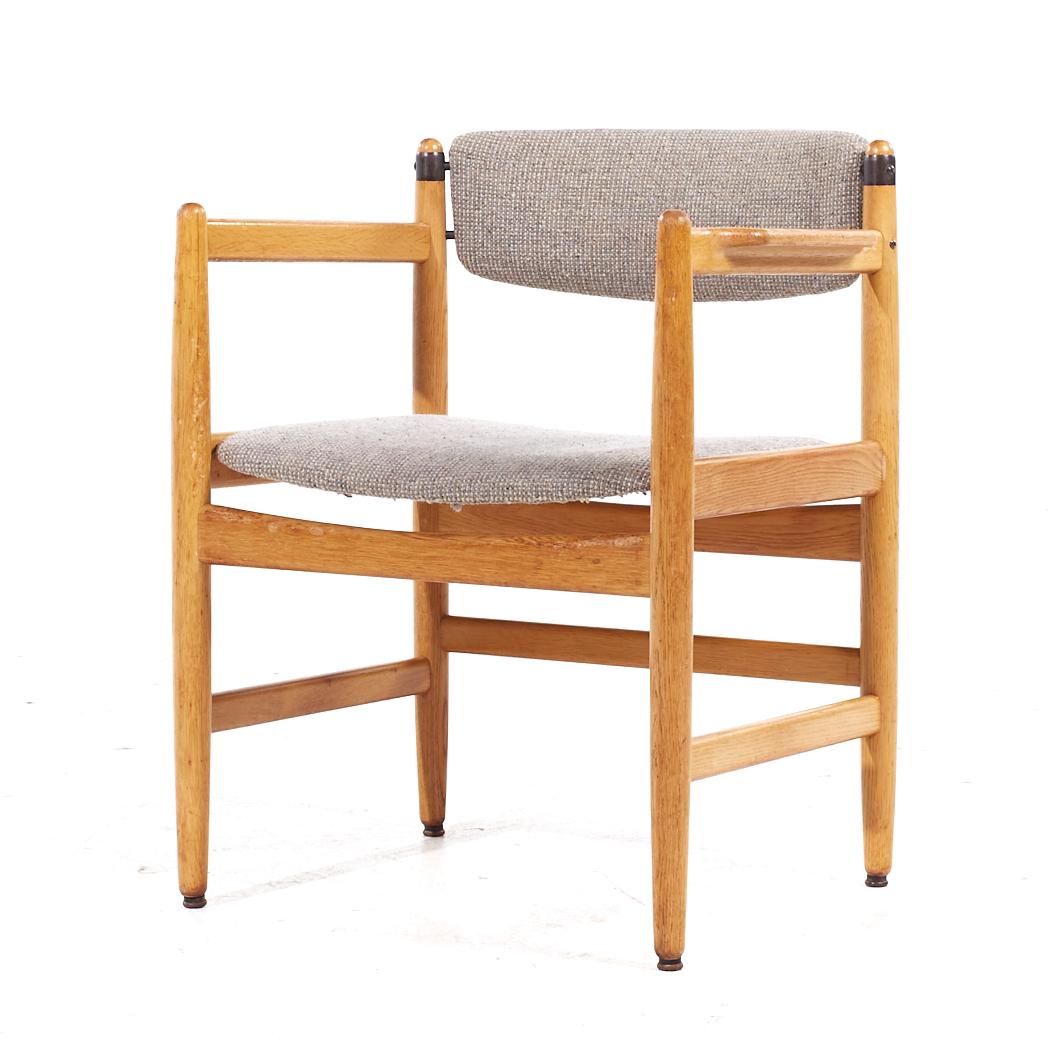 Børge Mogensen pour Karl Andersson & Söner Chaises de salle à manger en chêne danois MCM - Set 8 en vente 2