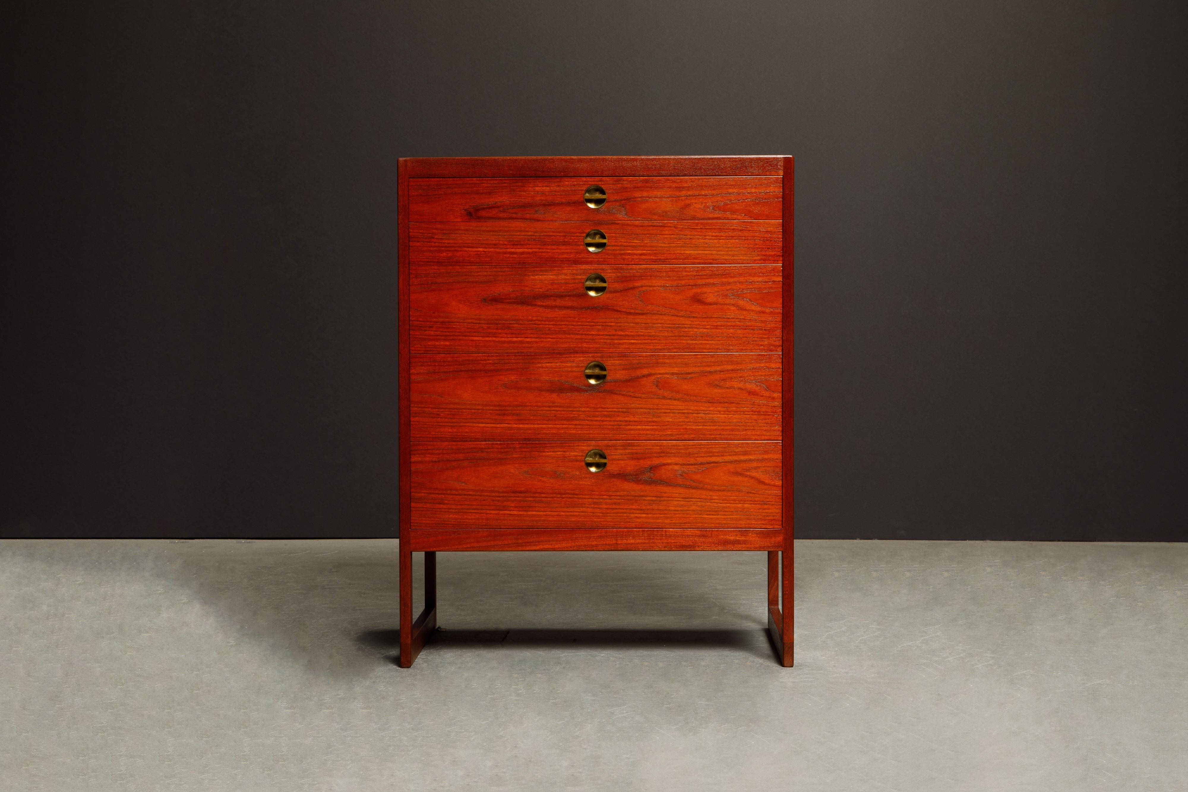 Børge Mogensen for P. Lauritsen & Son Sideboard Cabinets, 1950s Denmark, Signed For Sale 1
