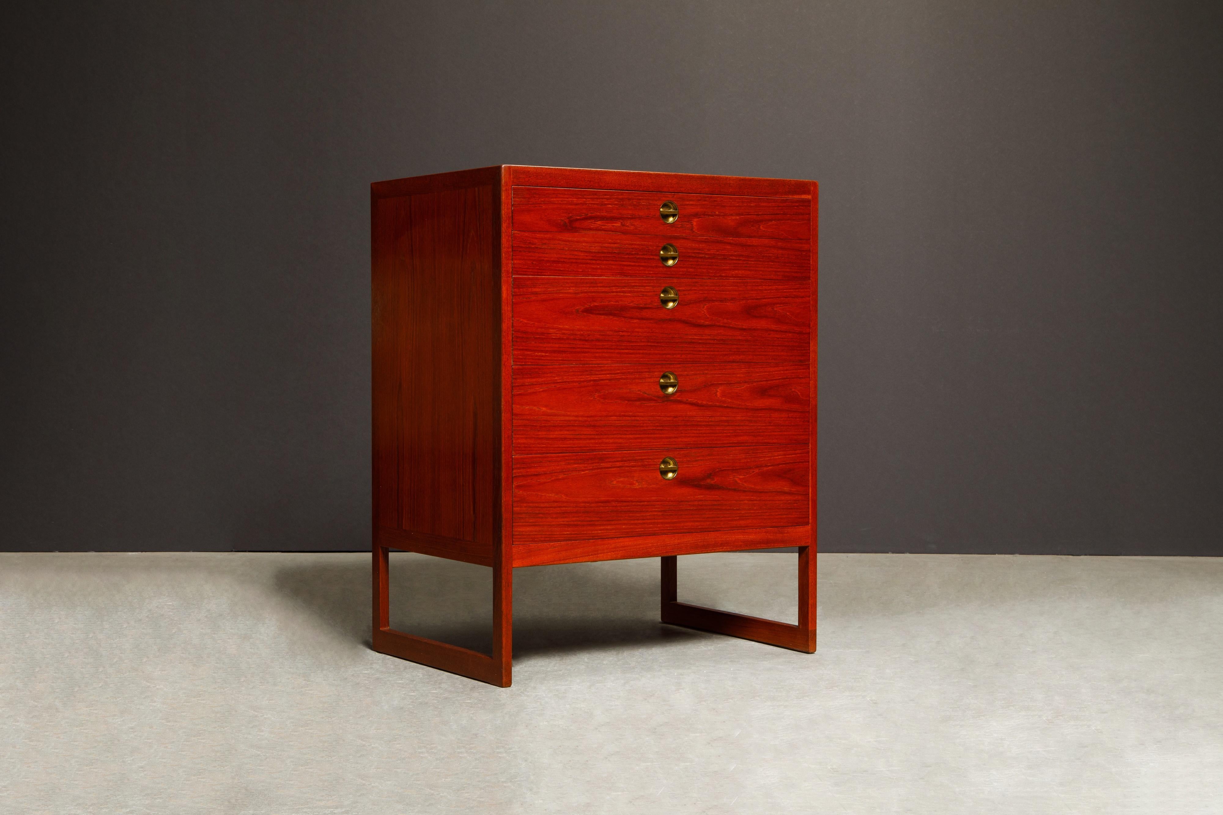 Børge Mogensen for P. Lauritsen & Son Sideboard Cabinets, 1950s Denmark, Signed For Sale 2