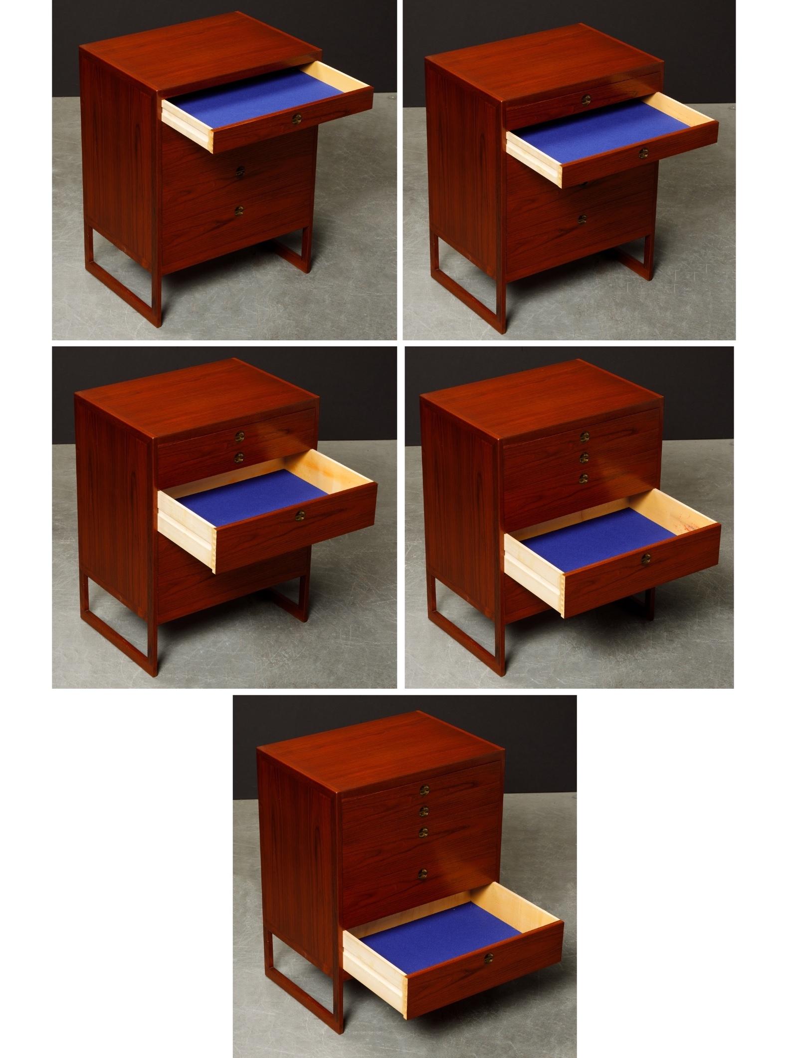 Børge Mogensen for P. Lauritsen & Son Sideboard Cabinets, 1950s Denmark, Signed For Sale 3