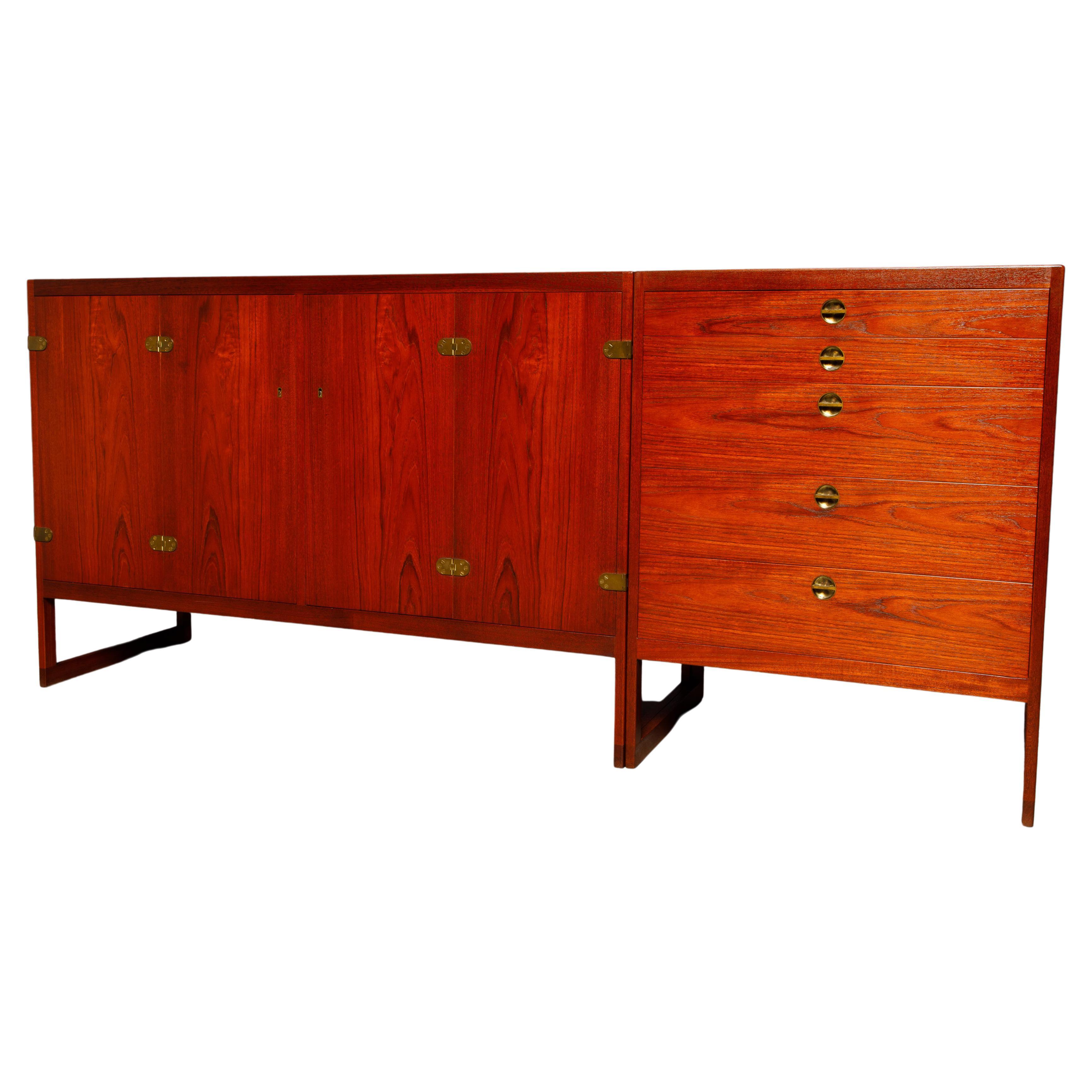 Sideboard-Schränke von P. Lauritsen & Son, 1950er Jahre, Dänemark, von Børge Mogensen für P. Lauritsen