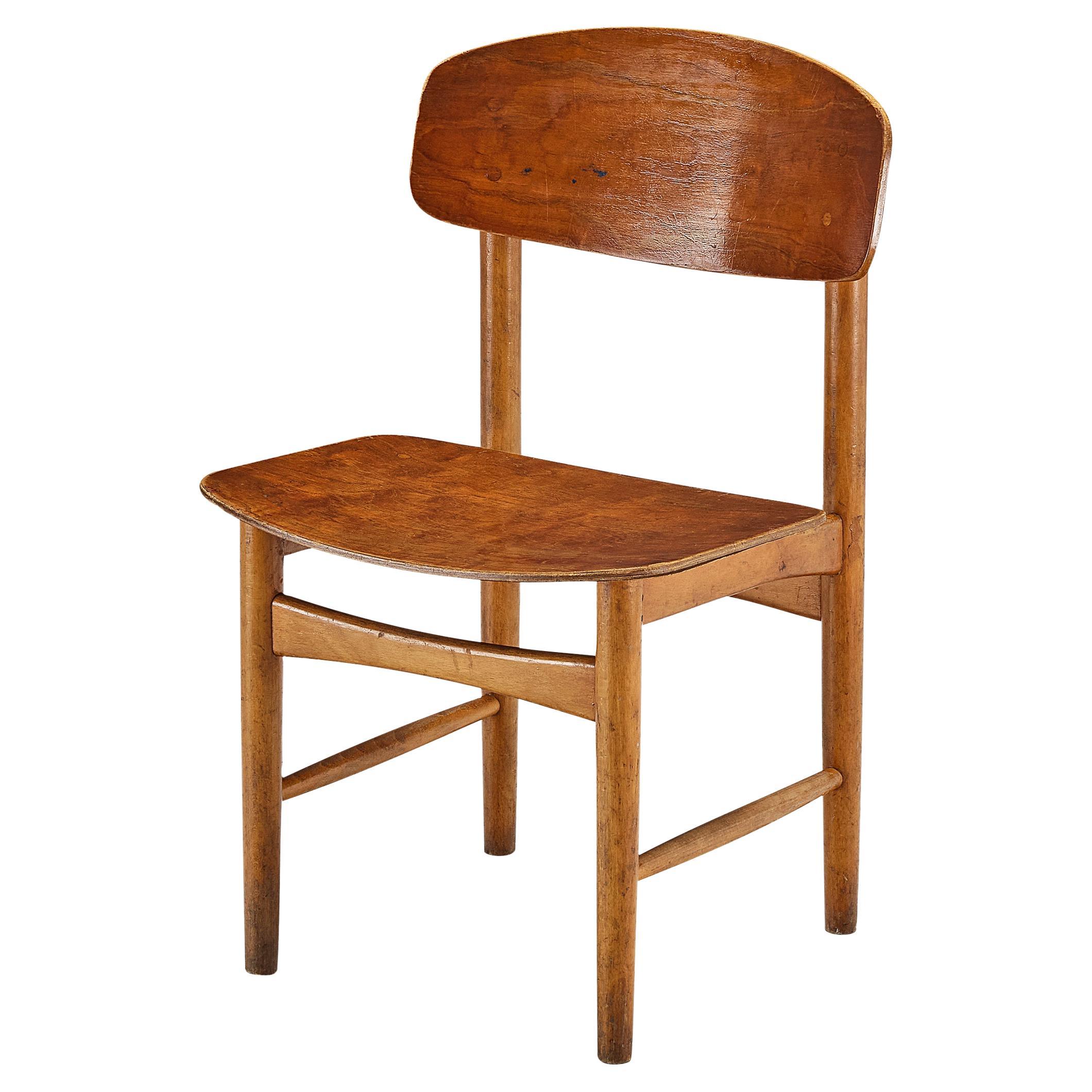 Børge Mogensen for Søborg Dining Chair in Teak  For Sale