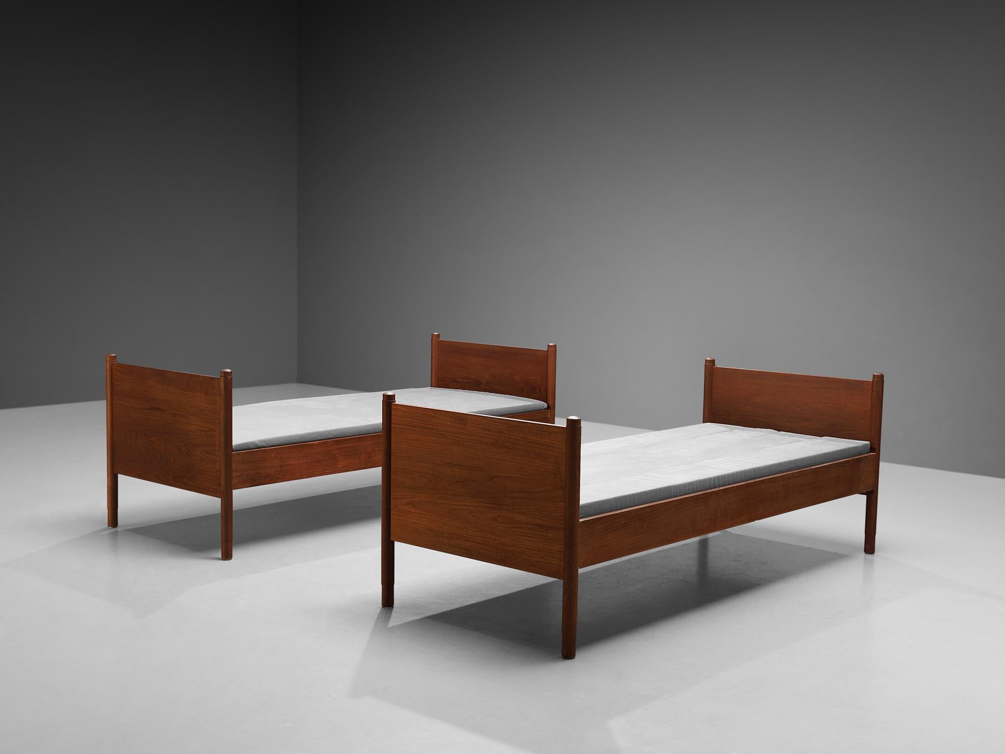 Danish Børge Mogensen for Søborg Møbelfabrik Day or Single Beds in Teak