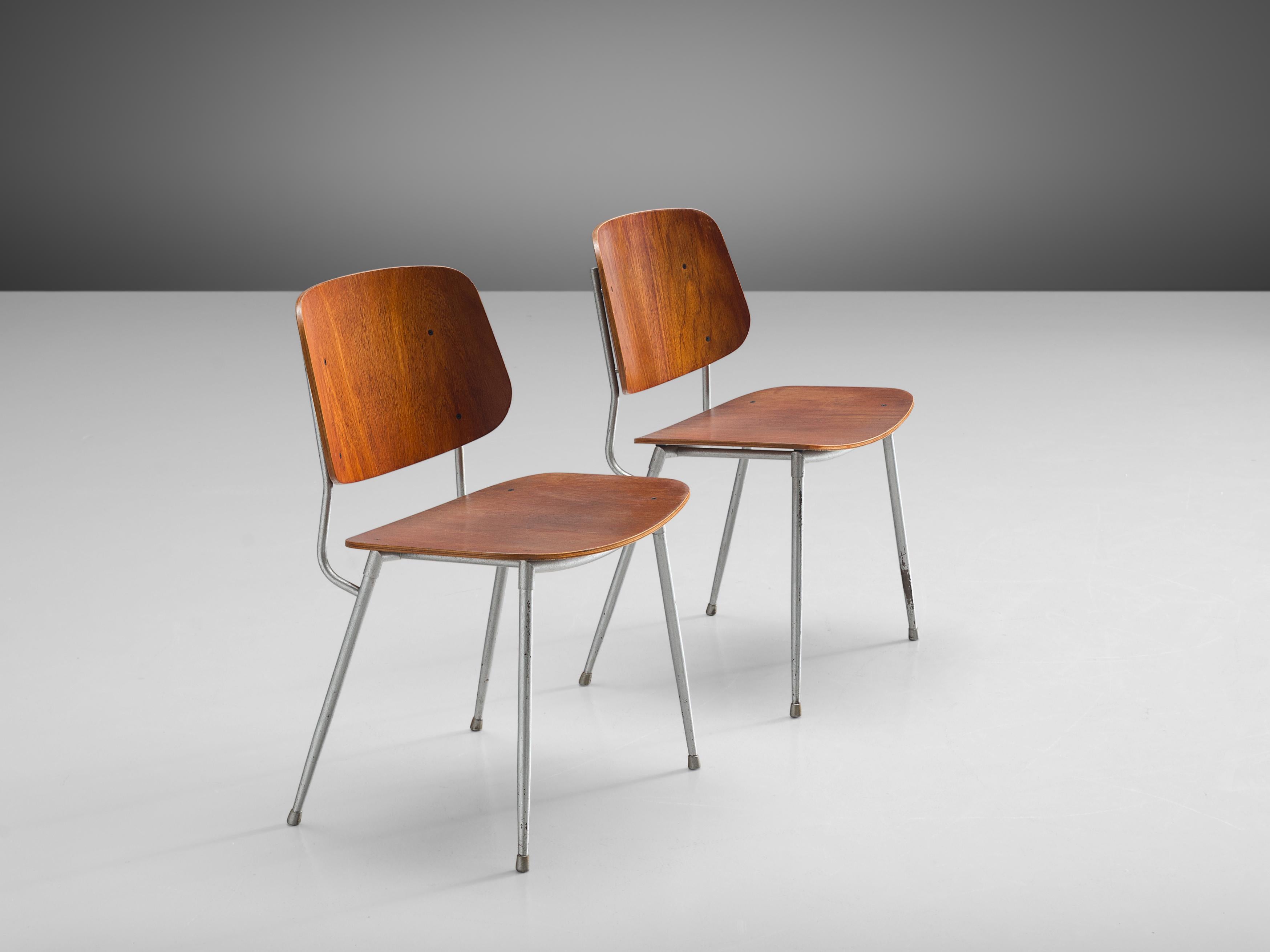 Børge Mogensen for Søborg Møbelfabrik Set of 4 Dining Chairs 201 in Teak 1