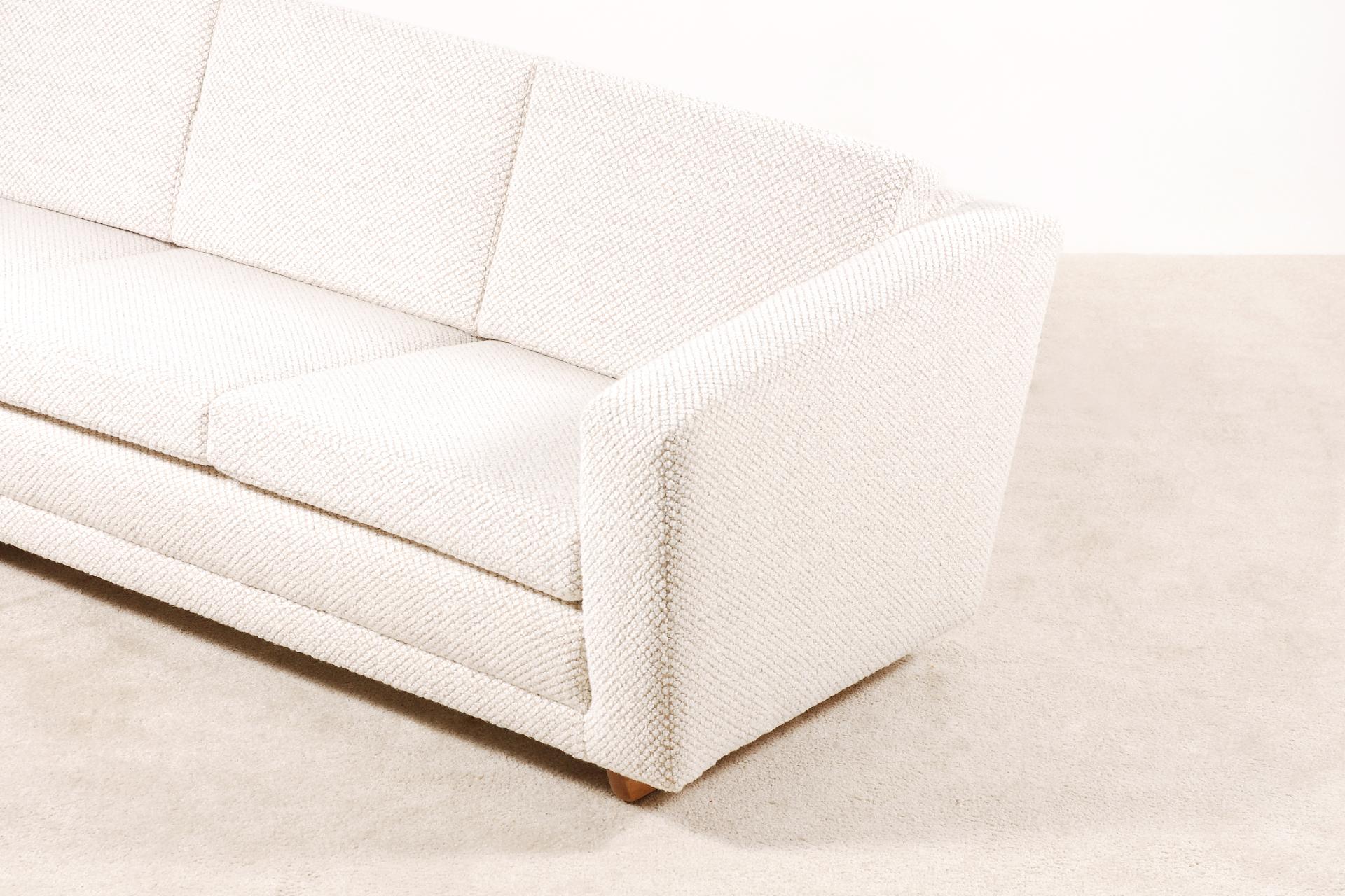 Fabric Børge Mogensen Four-Seat Sofa for Fredericia Stolefabrik, 1958