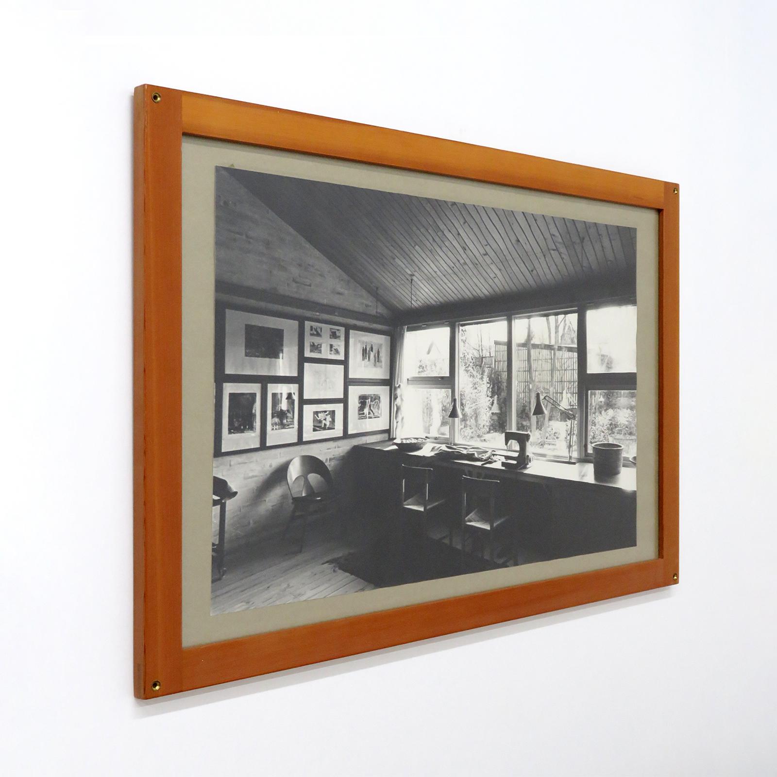 Børge Mogensen - Framed Photograph E, 1960 In Good Condition For Sale In Los Angeles, CA