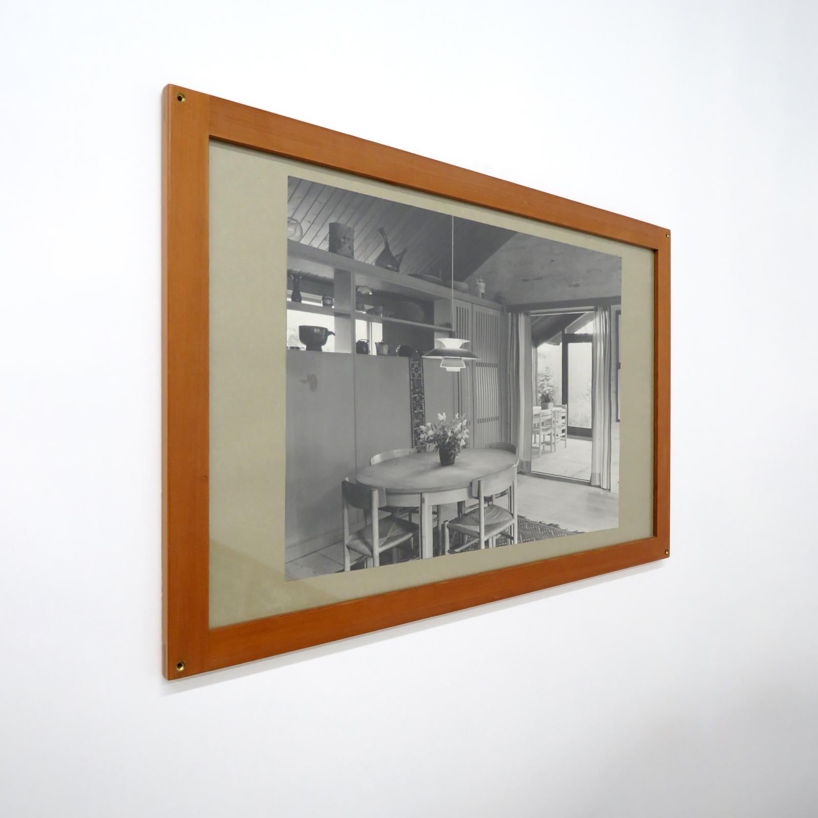 Danois Børge Mogensen - Photographie encadrée H, 1960 en vente