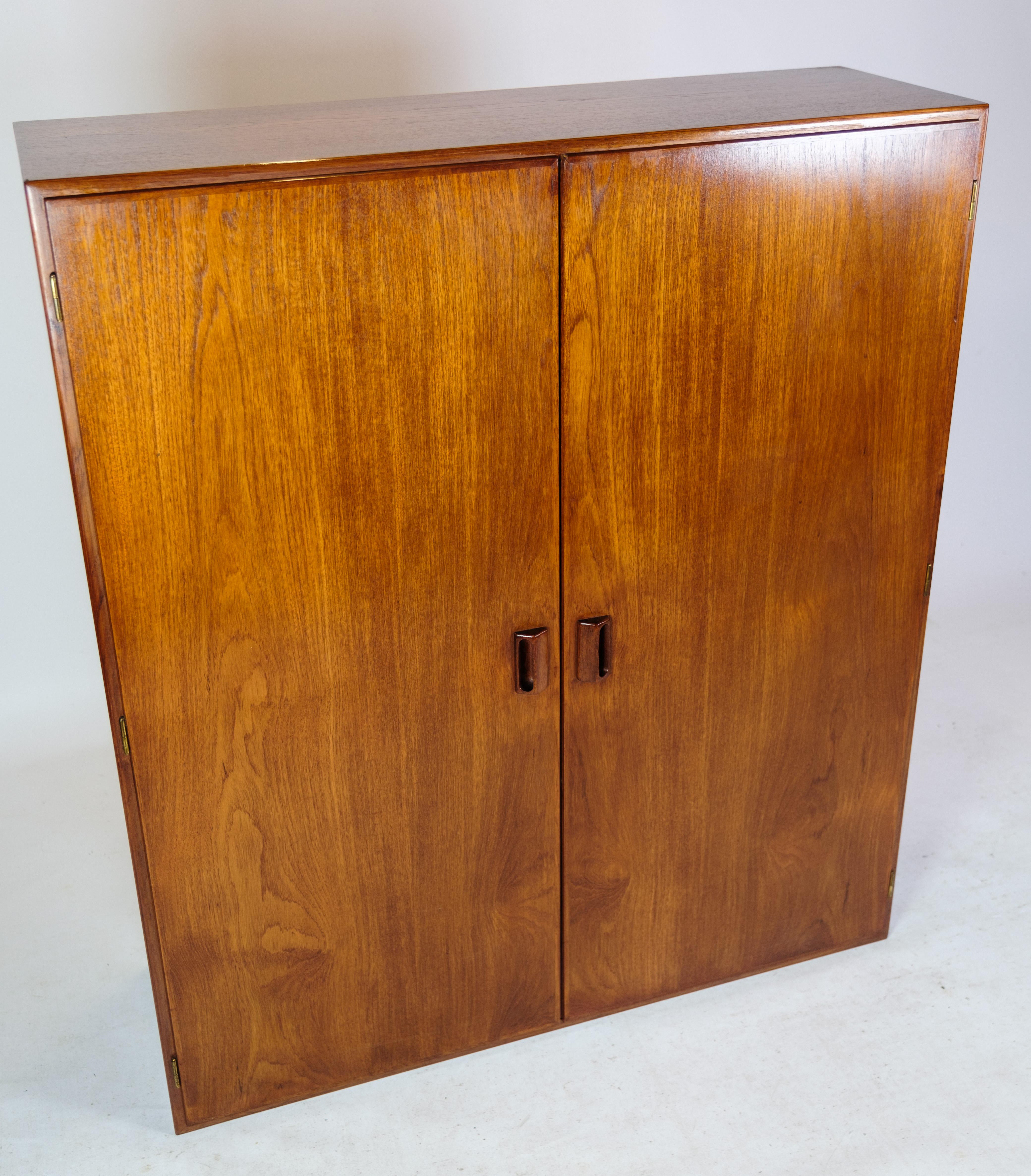 Danish Børge Mogensen Hanging Cabinet In Teak Wood from the 1950s For Sale