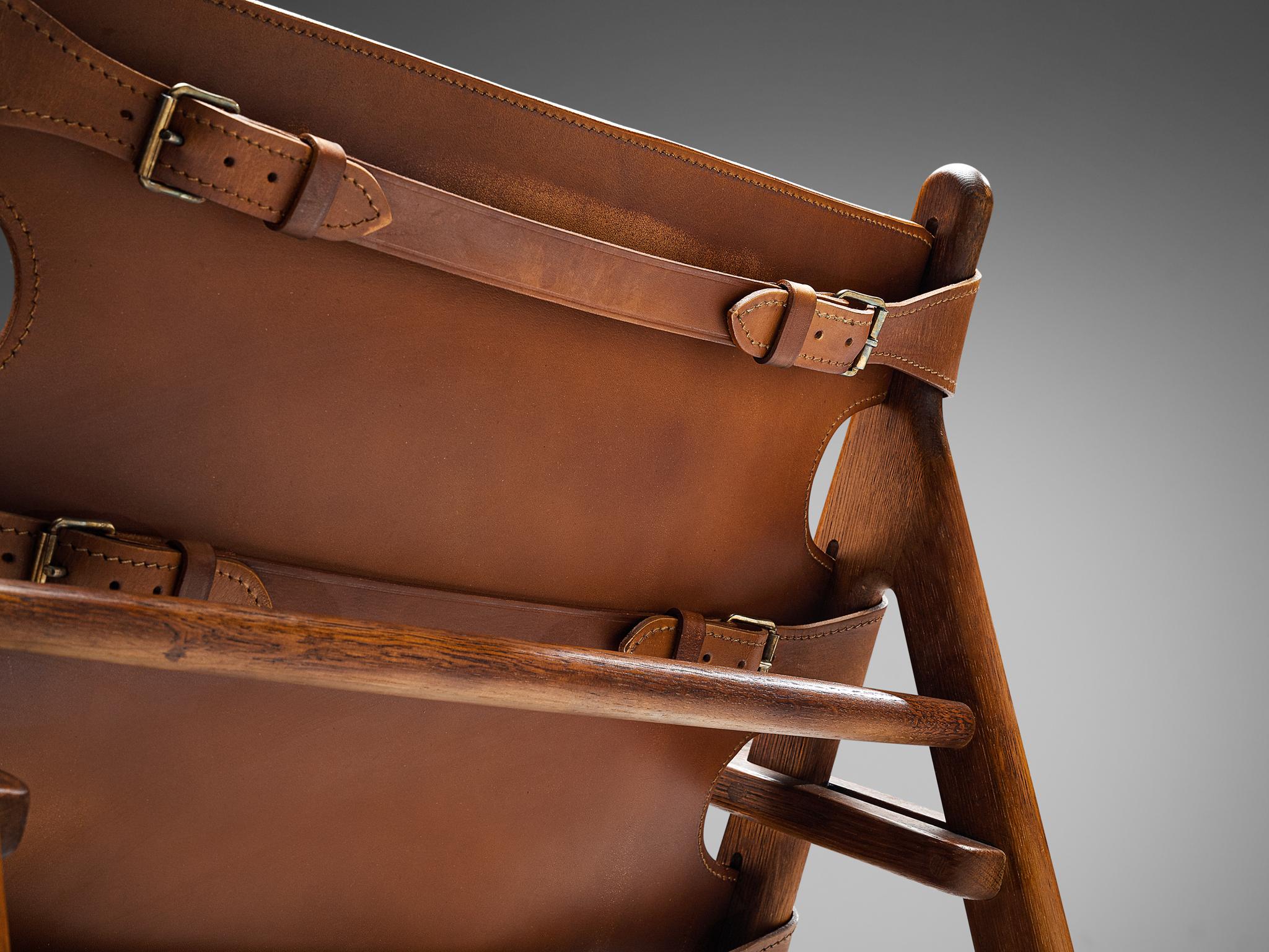 Leather Børge Mogensen Hunting Chair Model 2229