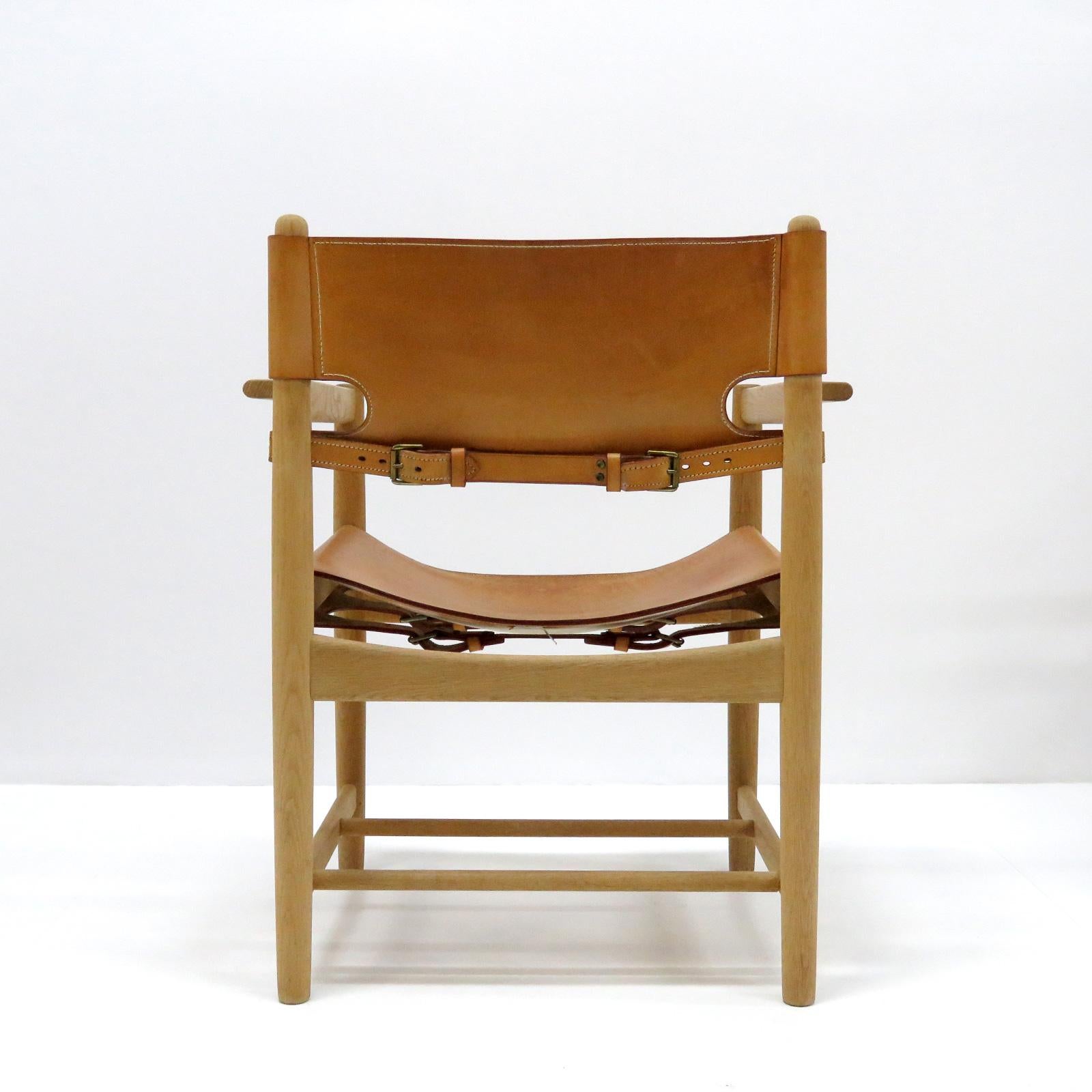 Børge Mogensen 'Hunting' Chairs, Model 3238 (Leder)