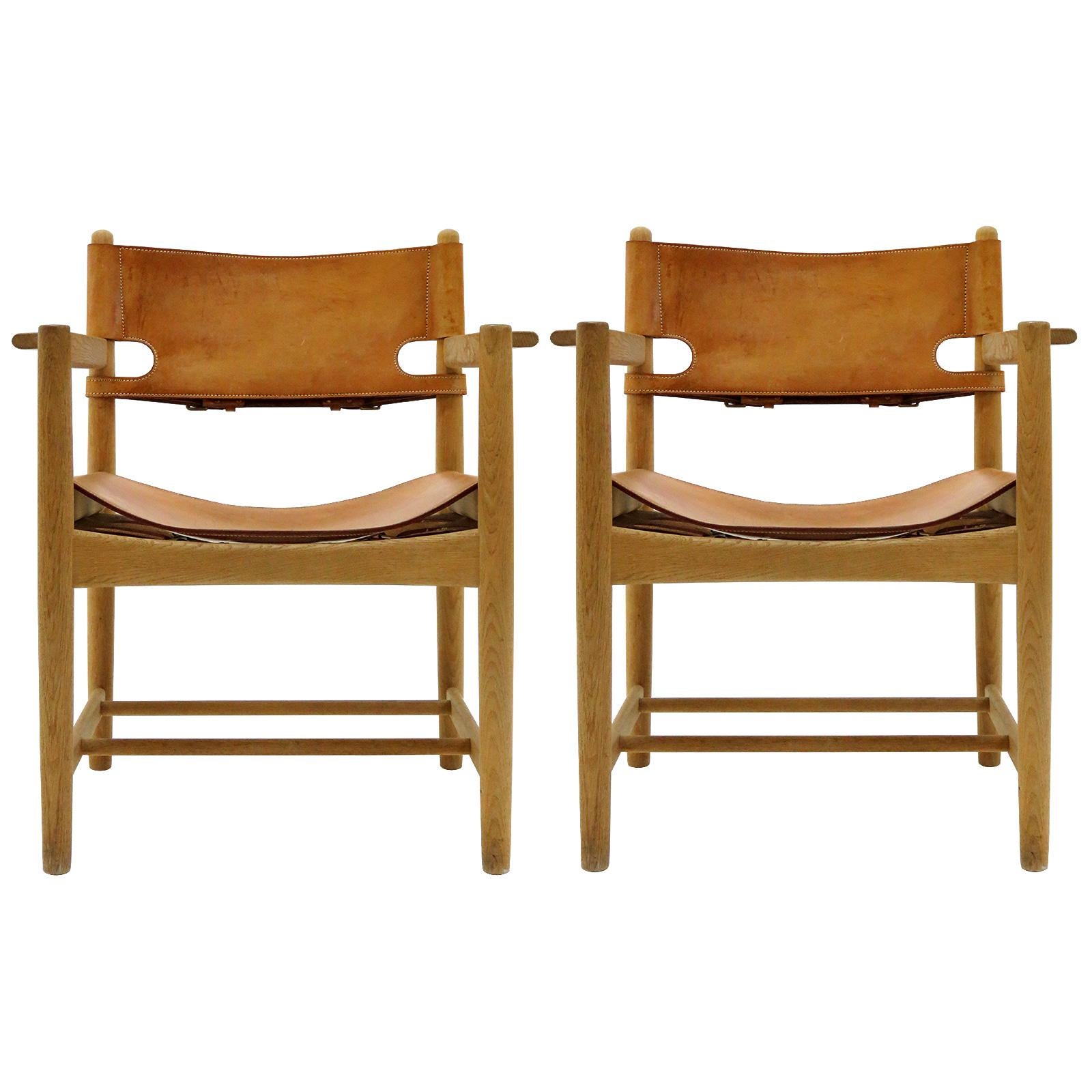 Børge Mogensen 'Hunting' Chairs, Model 3238