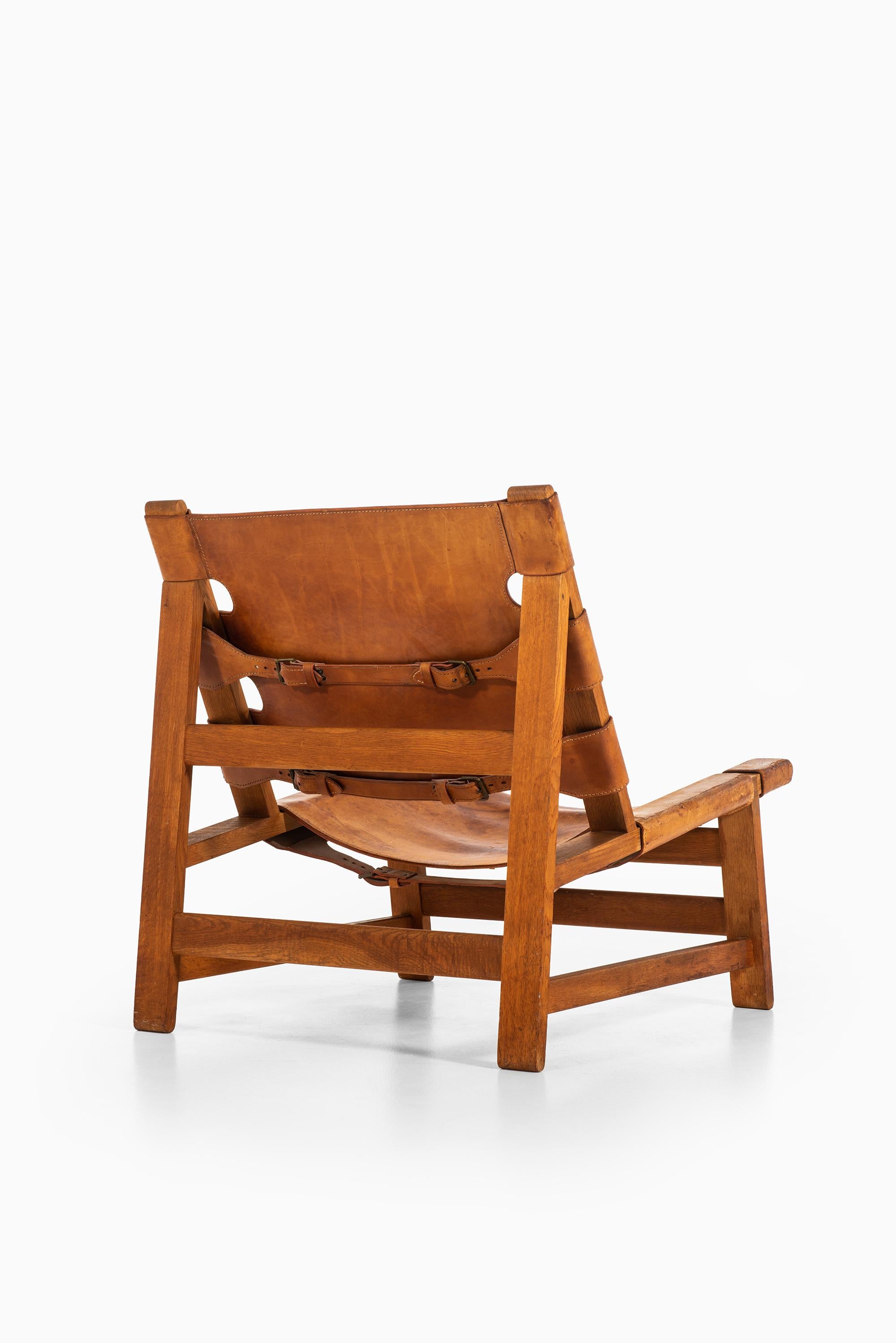 Leather Børge Mogensen Hunting Easy Chair Model 2224 by Fredericia Stolefabrik