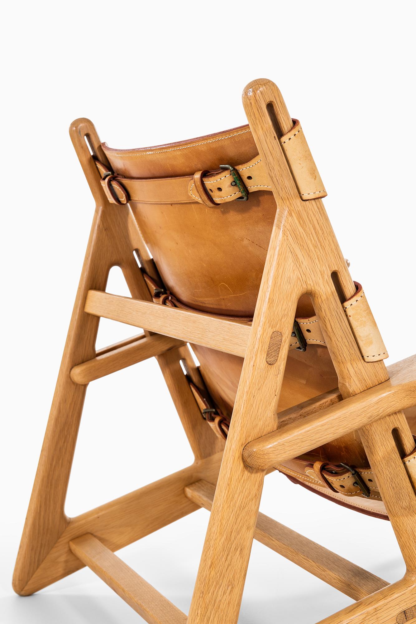 Mid-20th Century Børge Mogensen Hunting Easy Chairs by Fredericia Stolefabrik in Denmark
