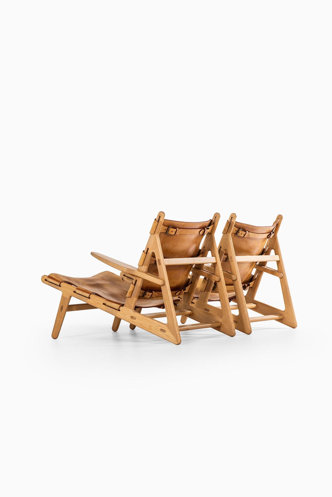 Børge Mogensen Hunting Easy Chairs by Fredericia Stolefabrik in Denmark 1