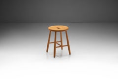 Børge Mogensen "J27" Beech Stool for FDB Møbler, Denmark 1950s