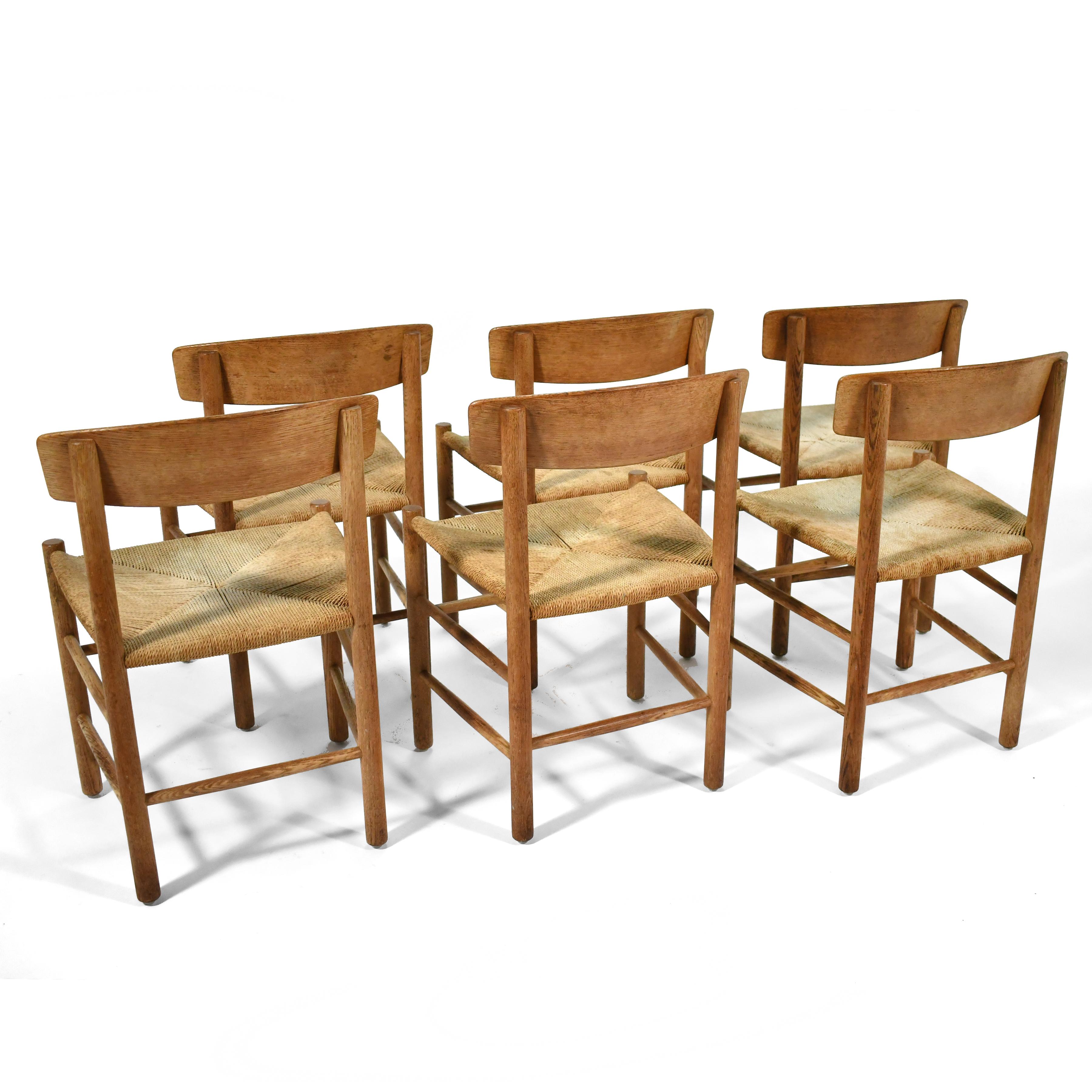 Børge Mogensen J39 Chairs Set of Six 3