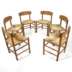 Børge Mogensen J39 Chairs Set of Six