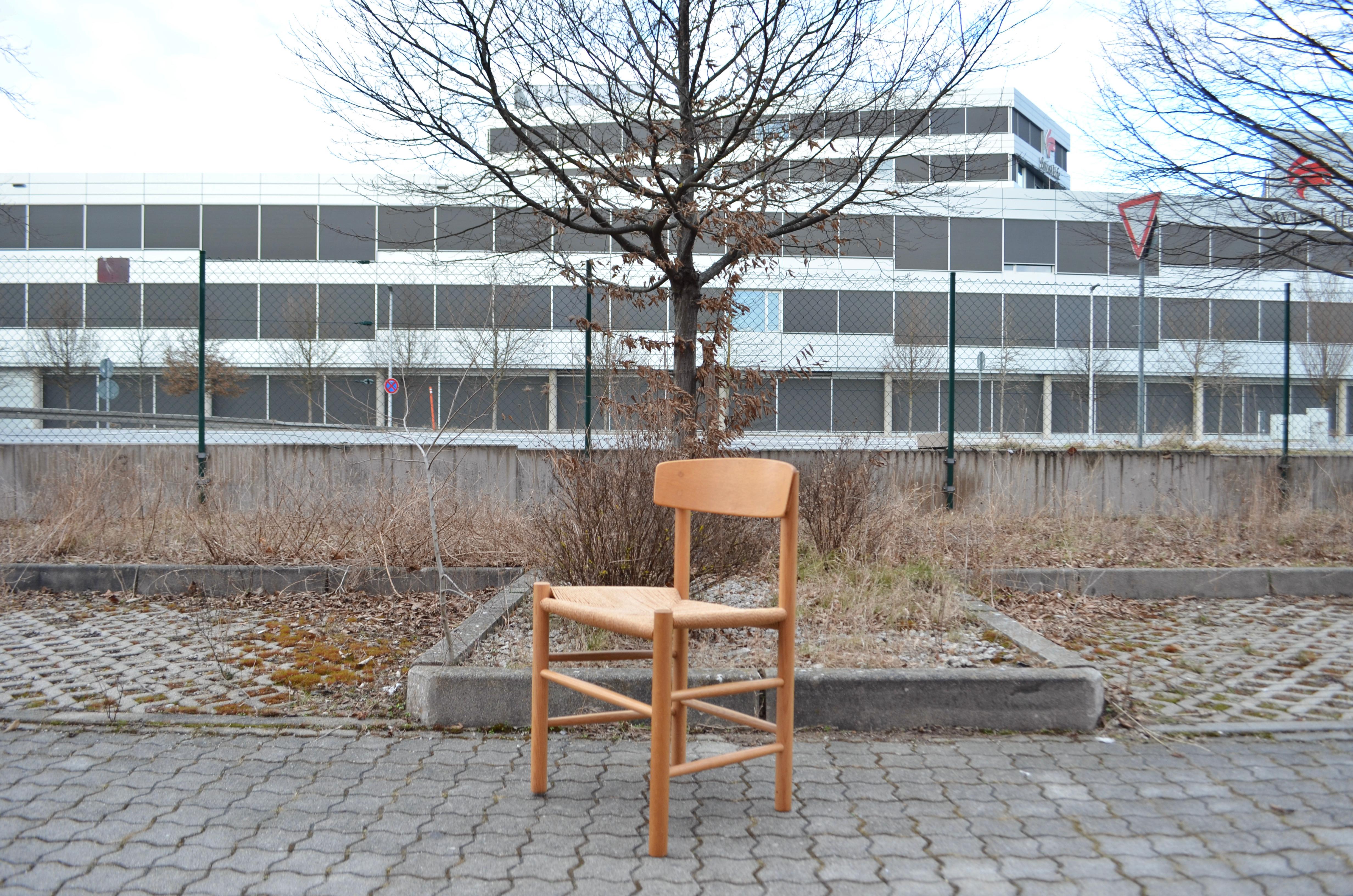 Børge Mogensen J39 Vintage Dining Oak Chair for Fdb Mobler Set of 2 8
