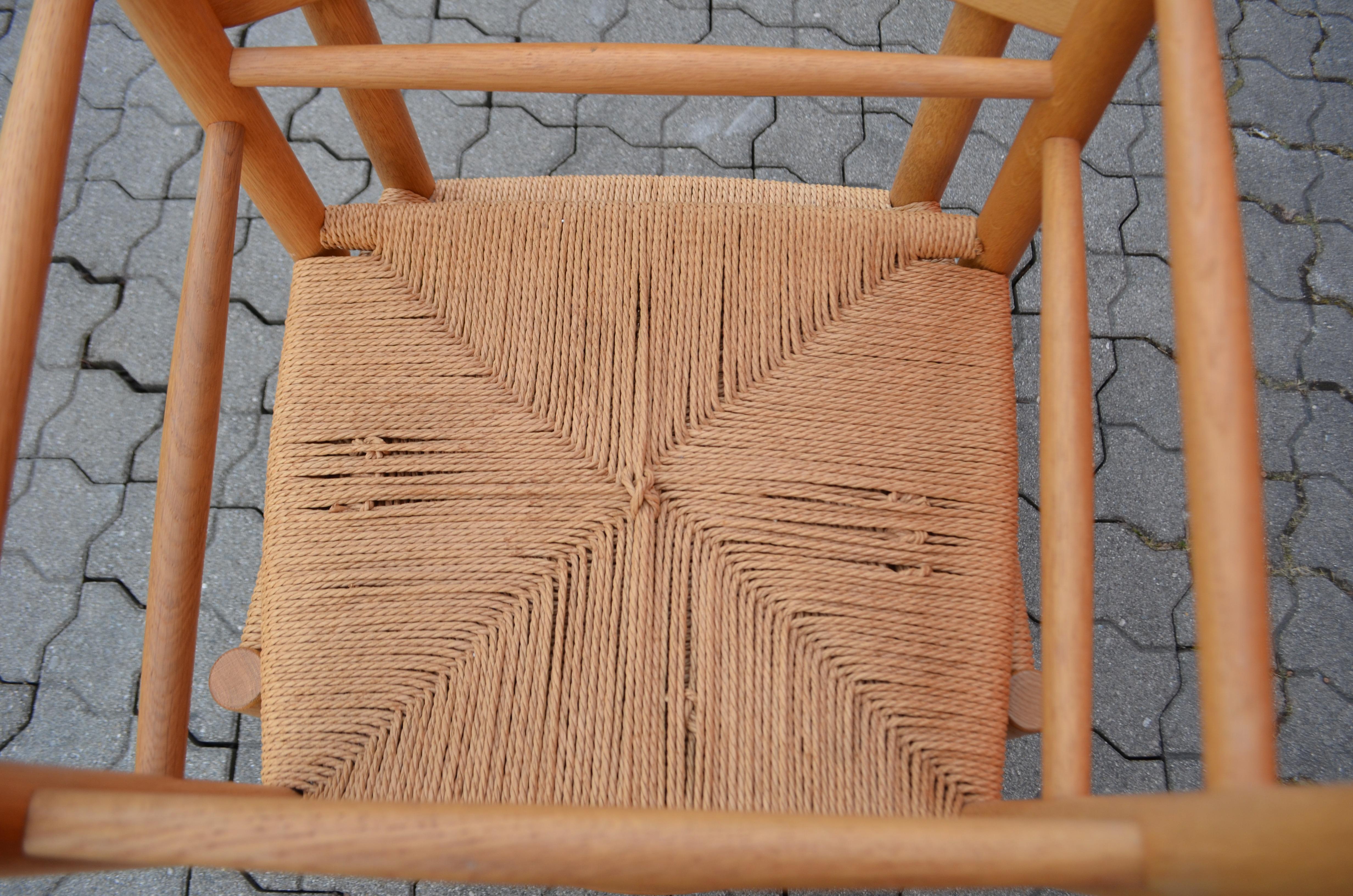 Børge Mogensen J39 Vintage Dining Oak Chair for Fdb Mobler Set of 2 9