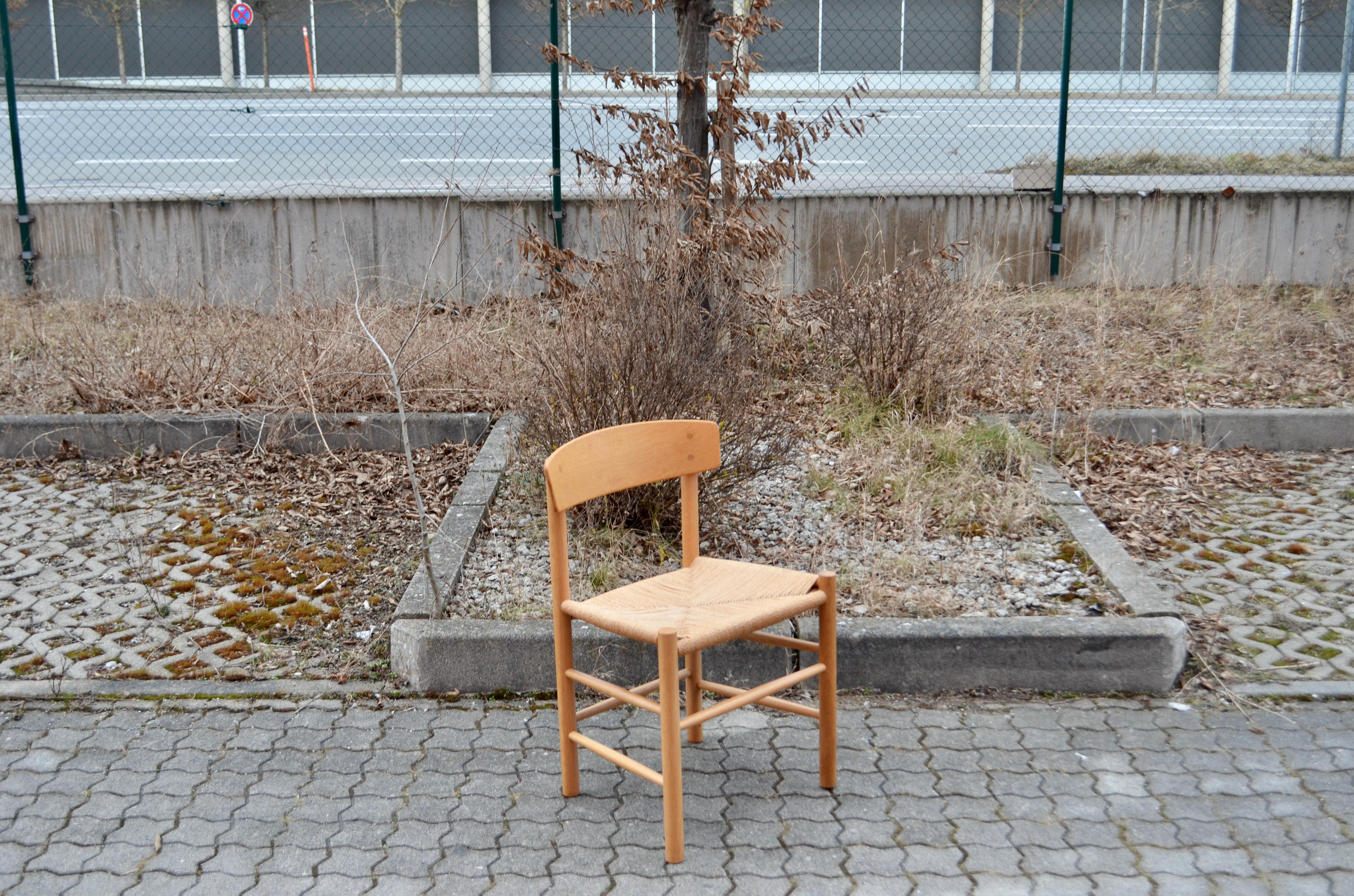 Børge Mogensen J39 Vintage Dining Oak Chair for Fdb Mobler Set of 2 10
