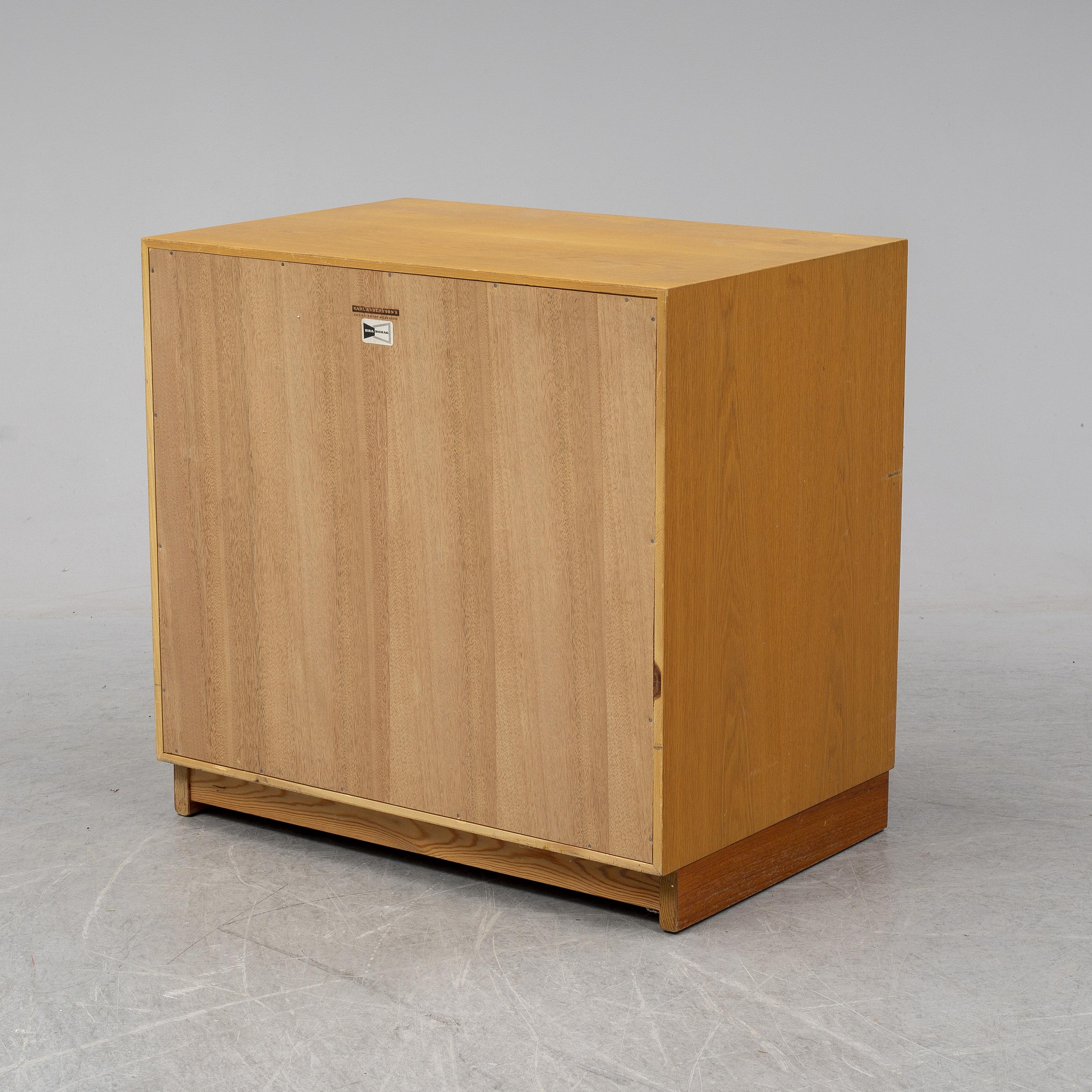 Mid-Century Modern Børge Mogensen Karl Andersson and söner Suède chest of drawers For Sale