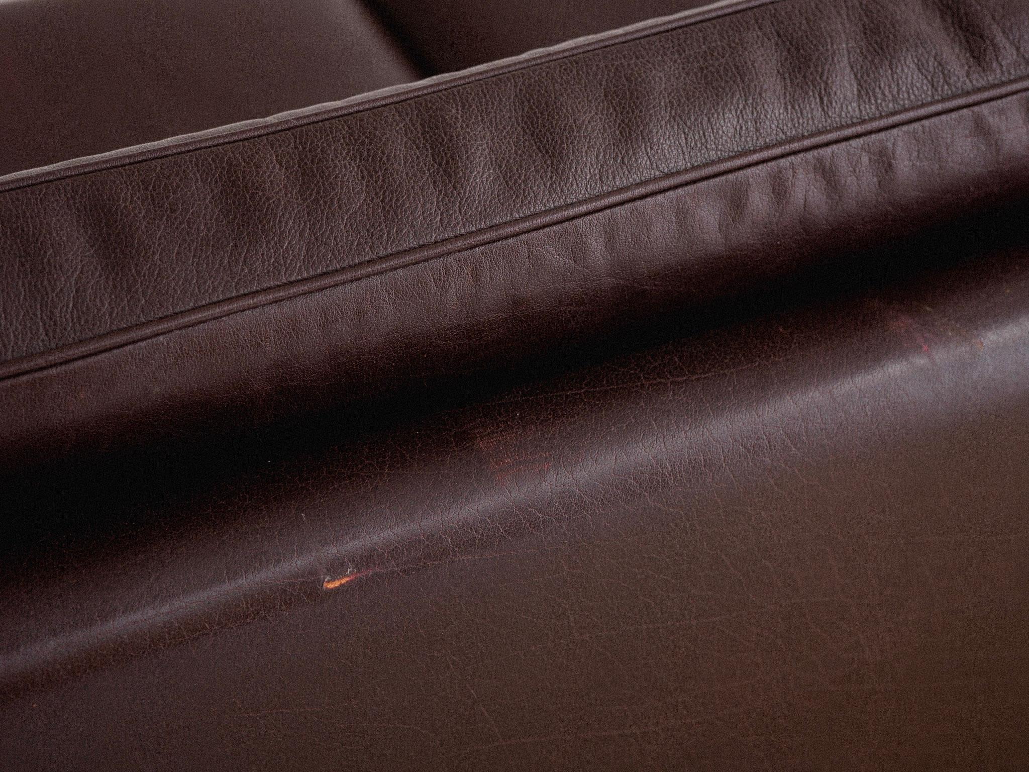 Børge Mogensen Leather 2213 Sofa for Stouby 2