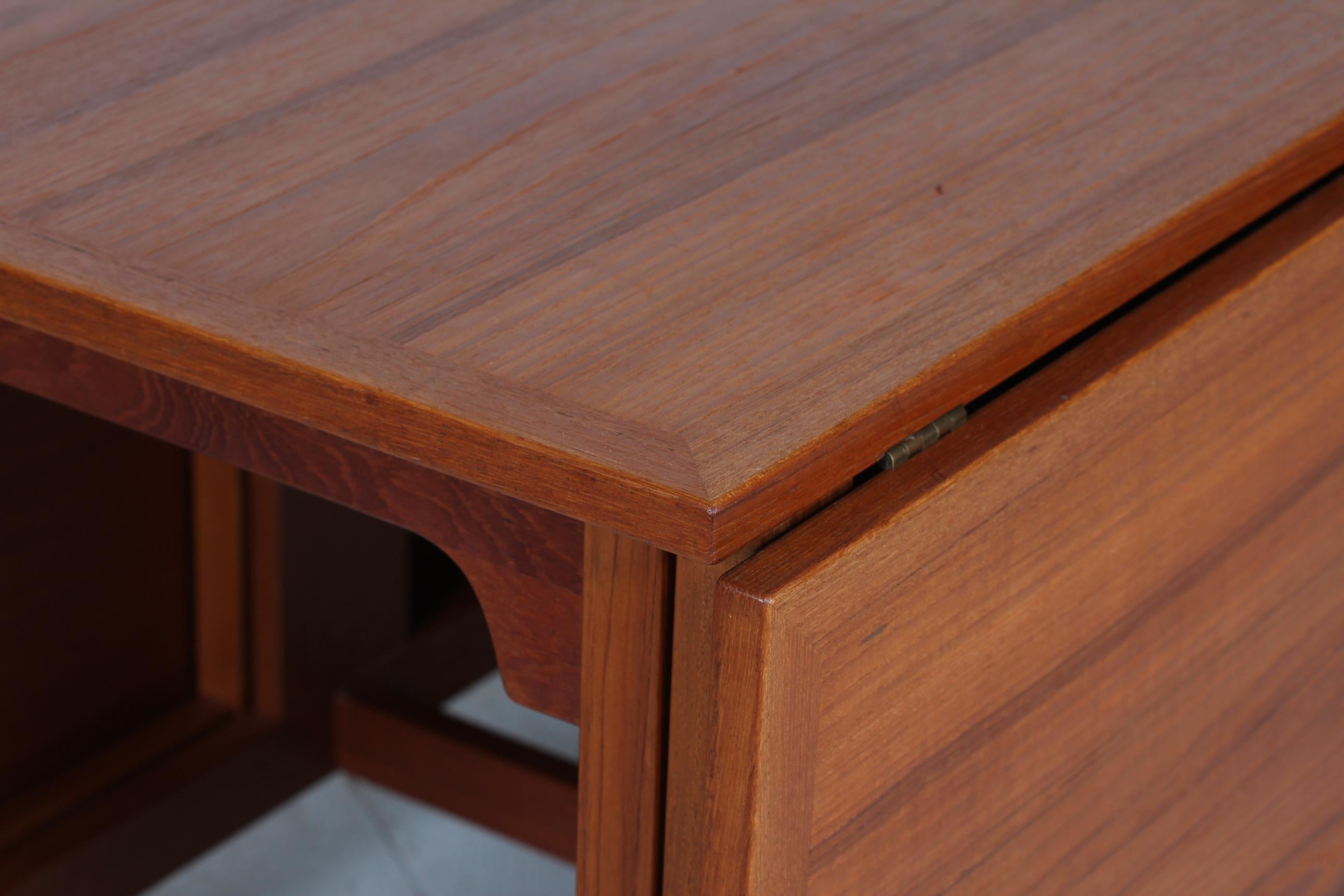 Swedish Børge Mogensen Library Table/ Dining Table of Teak by Karl Andersson, Sweden