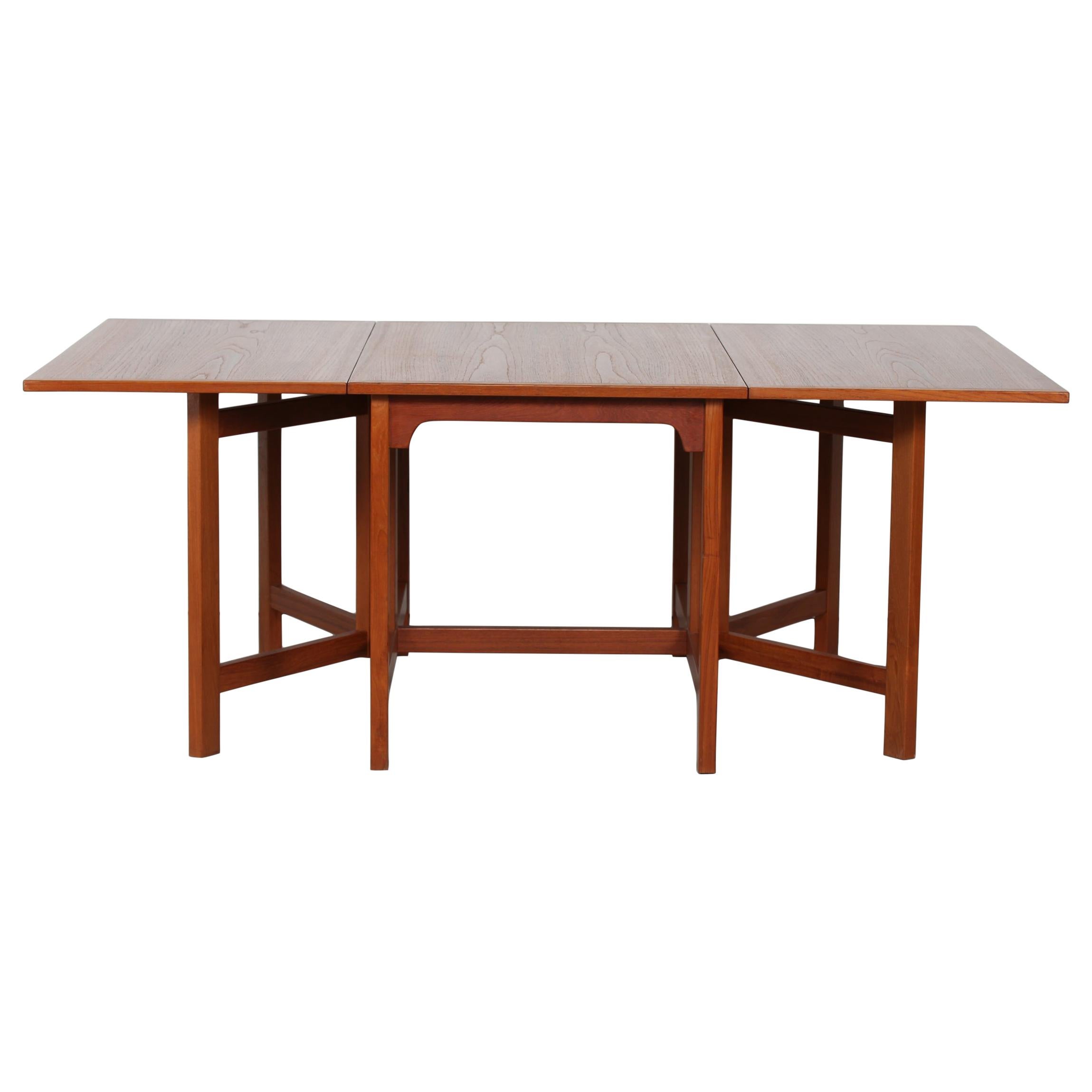 Børge Mogensen Library Table/ Dining Table of Teak by Karl Andersson, Sweden
