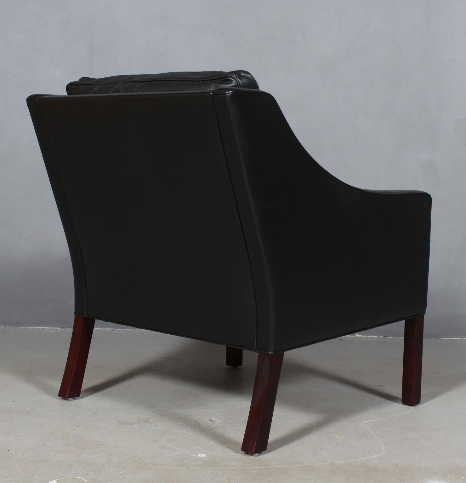 Leather Børge Mogensen Lounge Chair