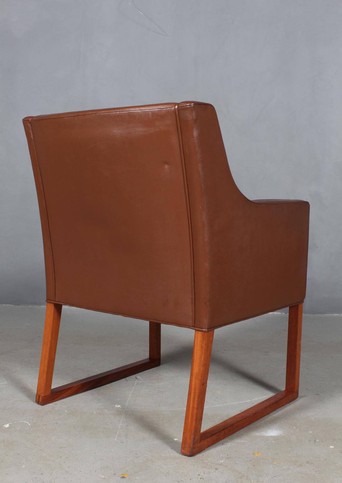 Leather Børge Mogensen Lounge Chair