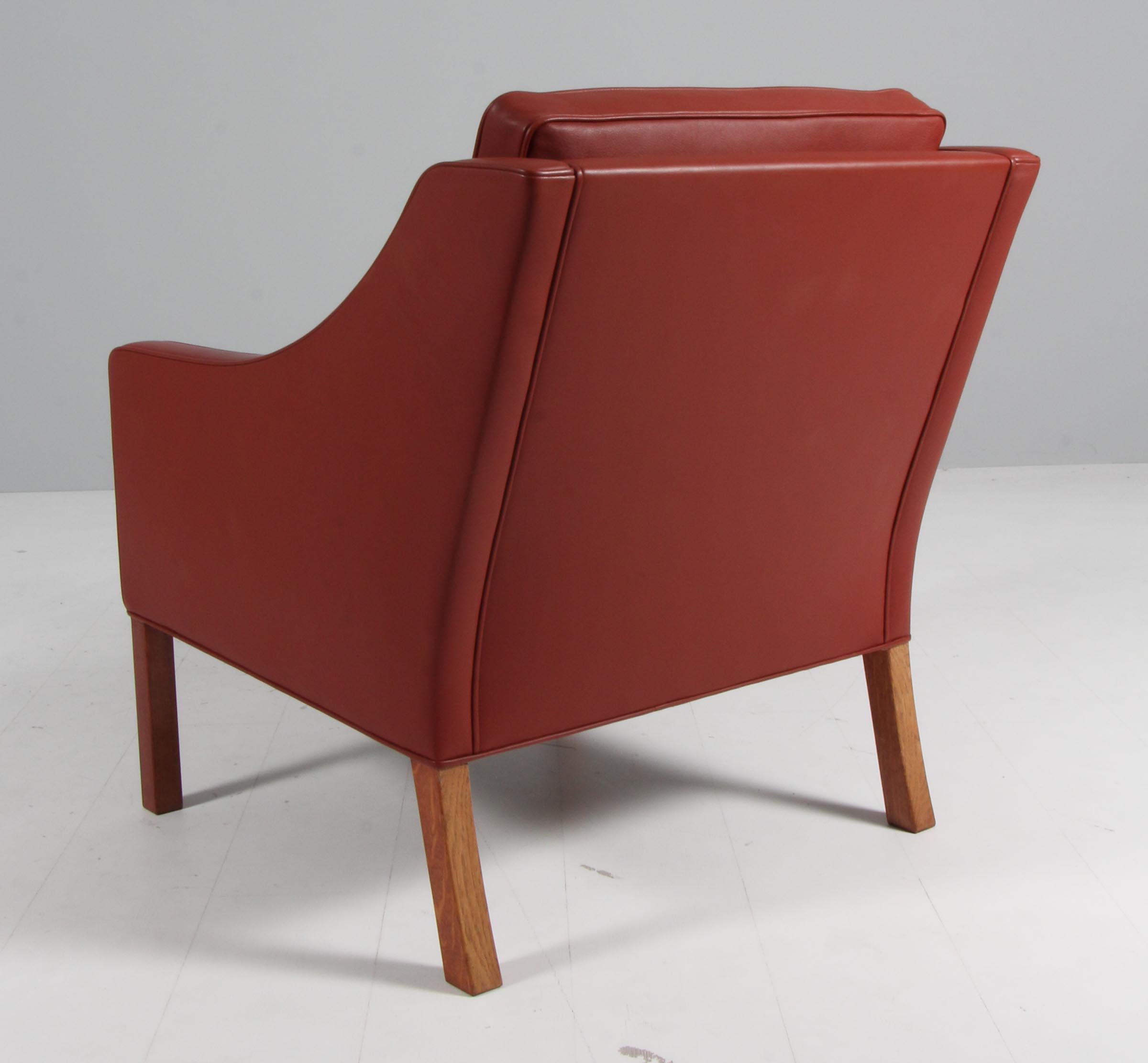 Leather Børge Mogensen Lounge Chair