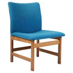 Børge Mogensen Lounge Chair, Kvadrat Hallingdal, Oak, 1960s
