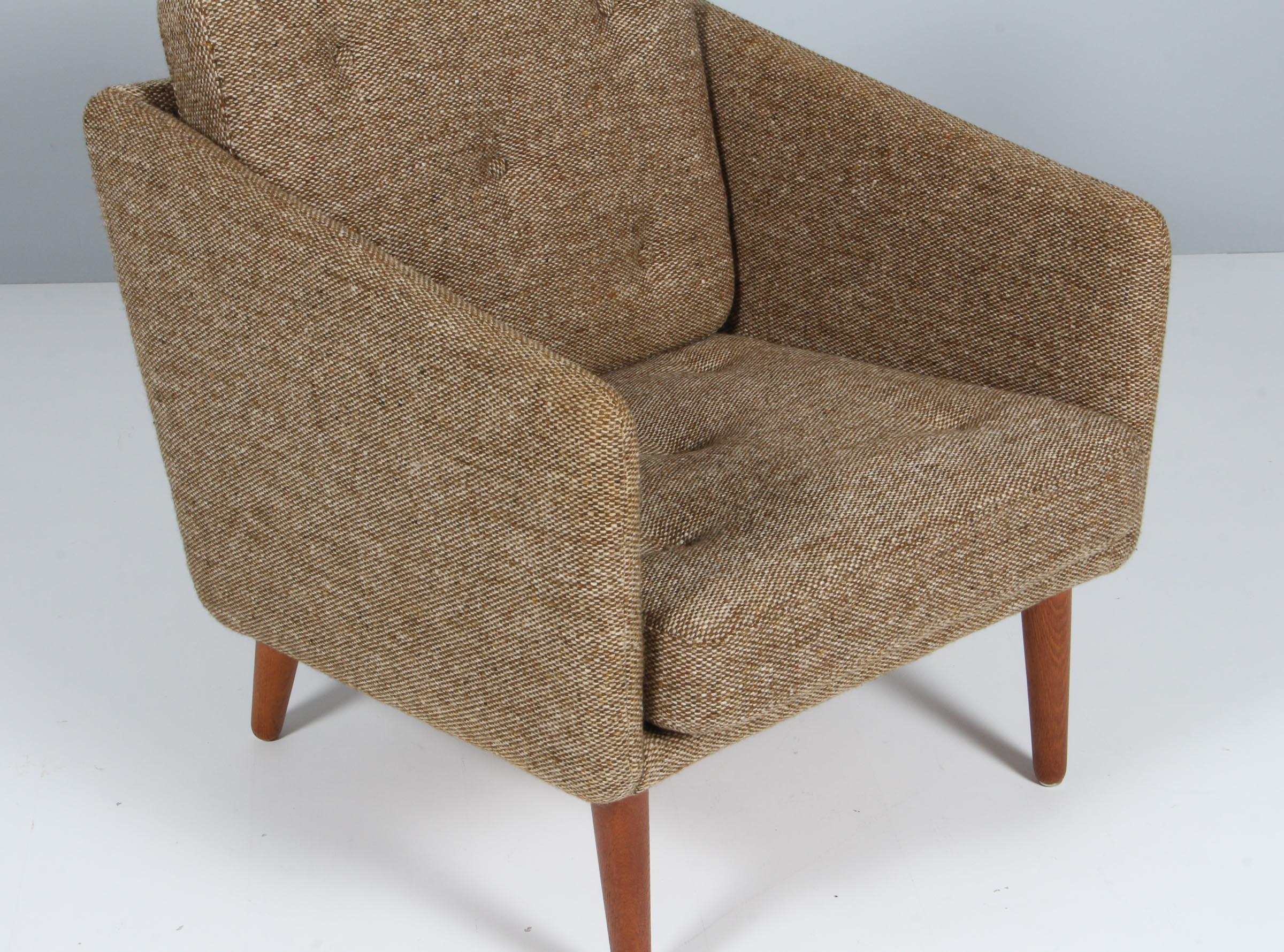 Danish Børge Mogensen Lounge Chair, Model 201