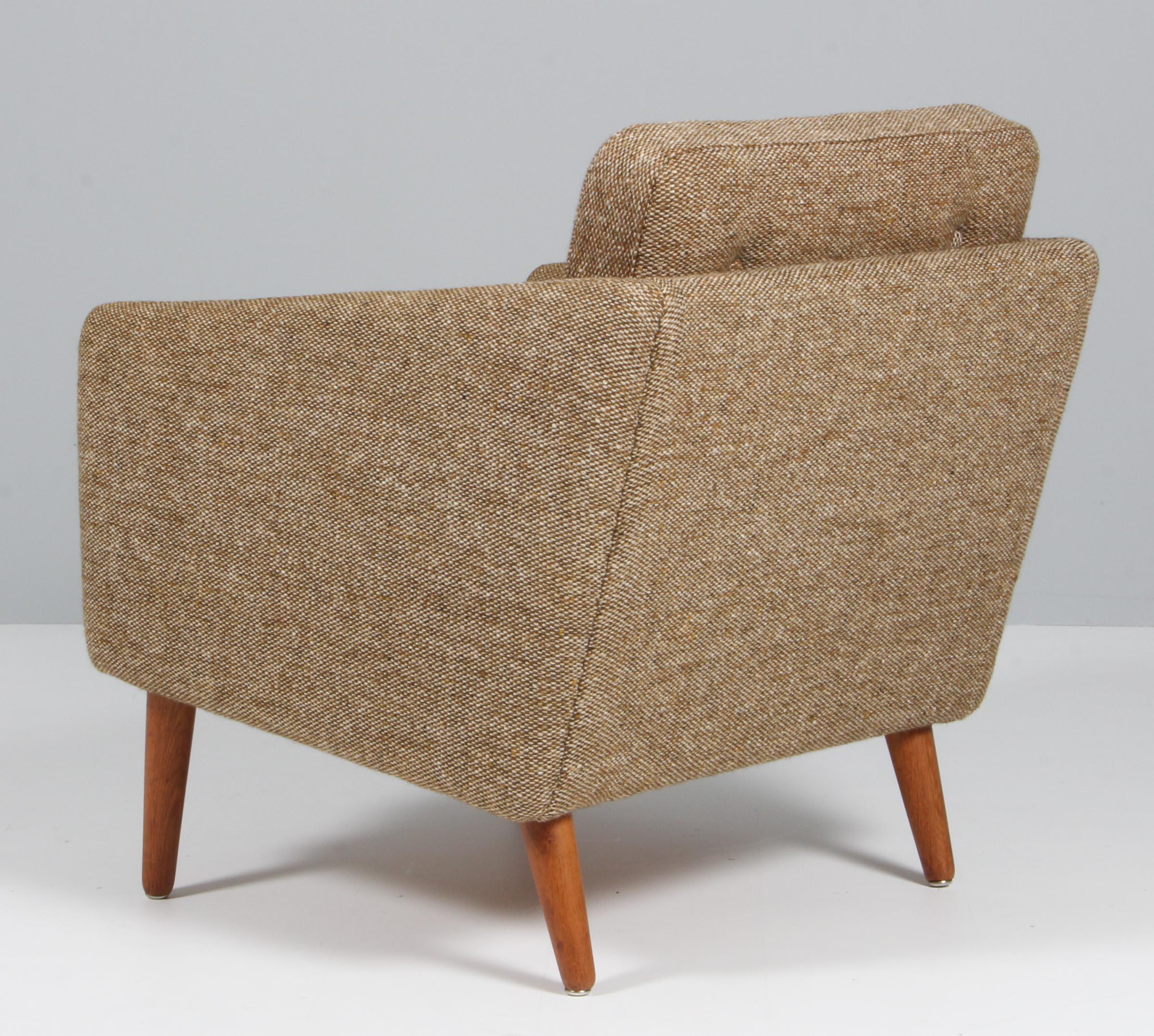 Mid-20th Century Børge Mogensen Lounge Chair, Model 201