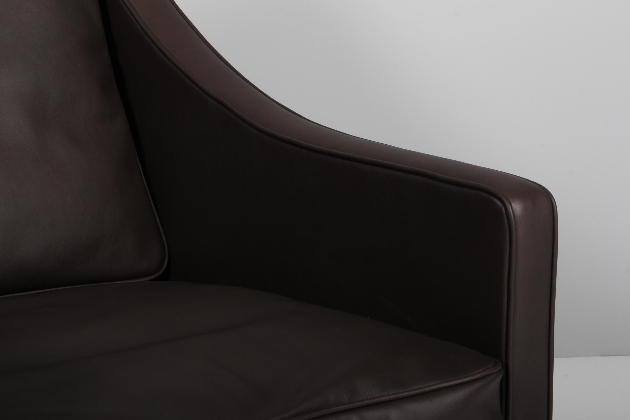 Børge Mogensen Lounge Chair, Model 2207 In Excellent Condition For Sale In Esbjerg, DK