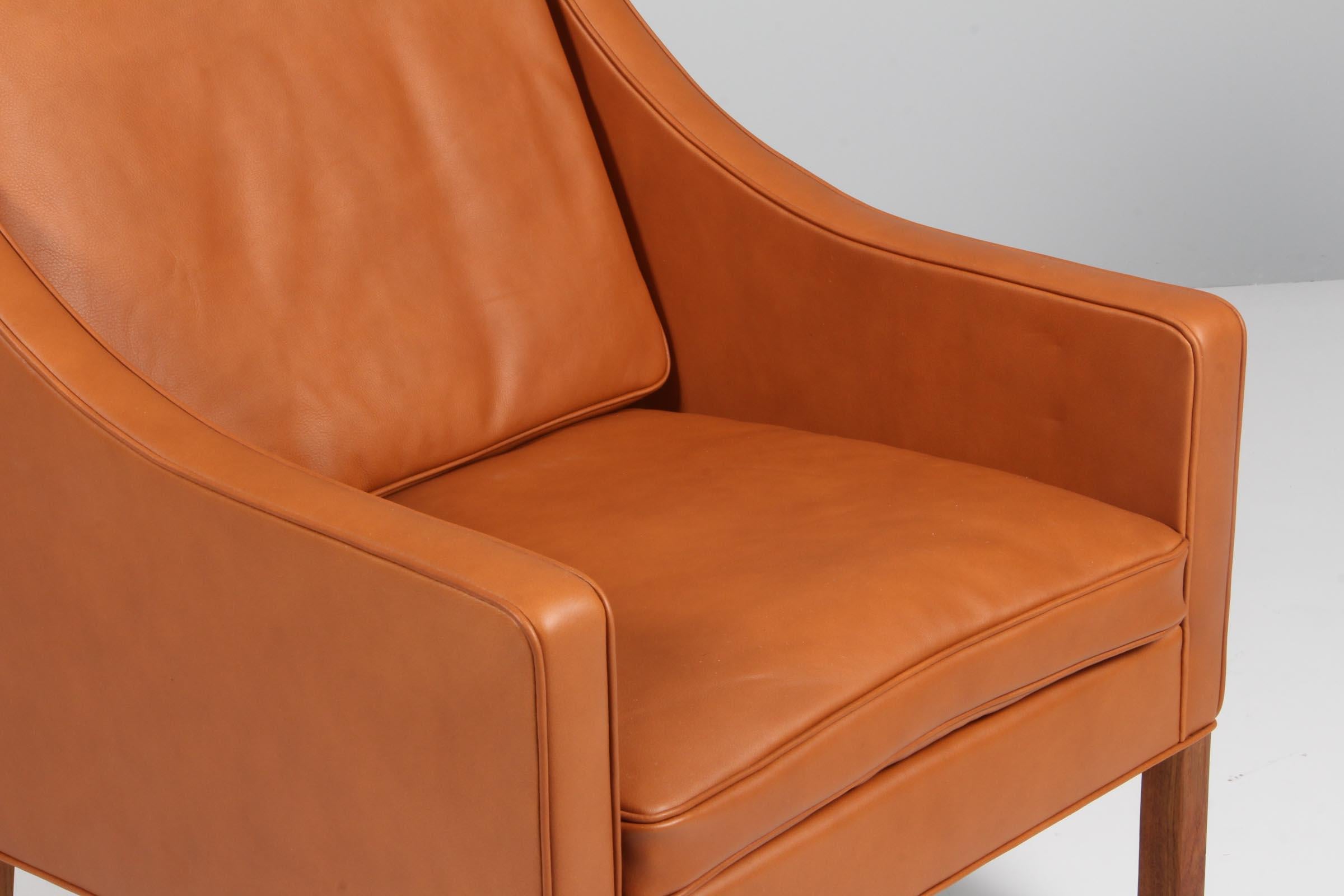 Børge Mogensen Lounge Chair, Model 2207 In Excellent Condition For Sale In Esbjerg, DK