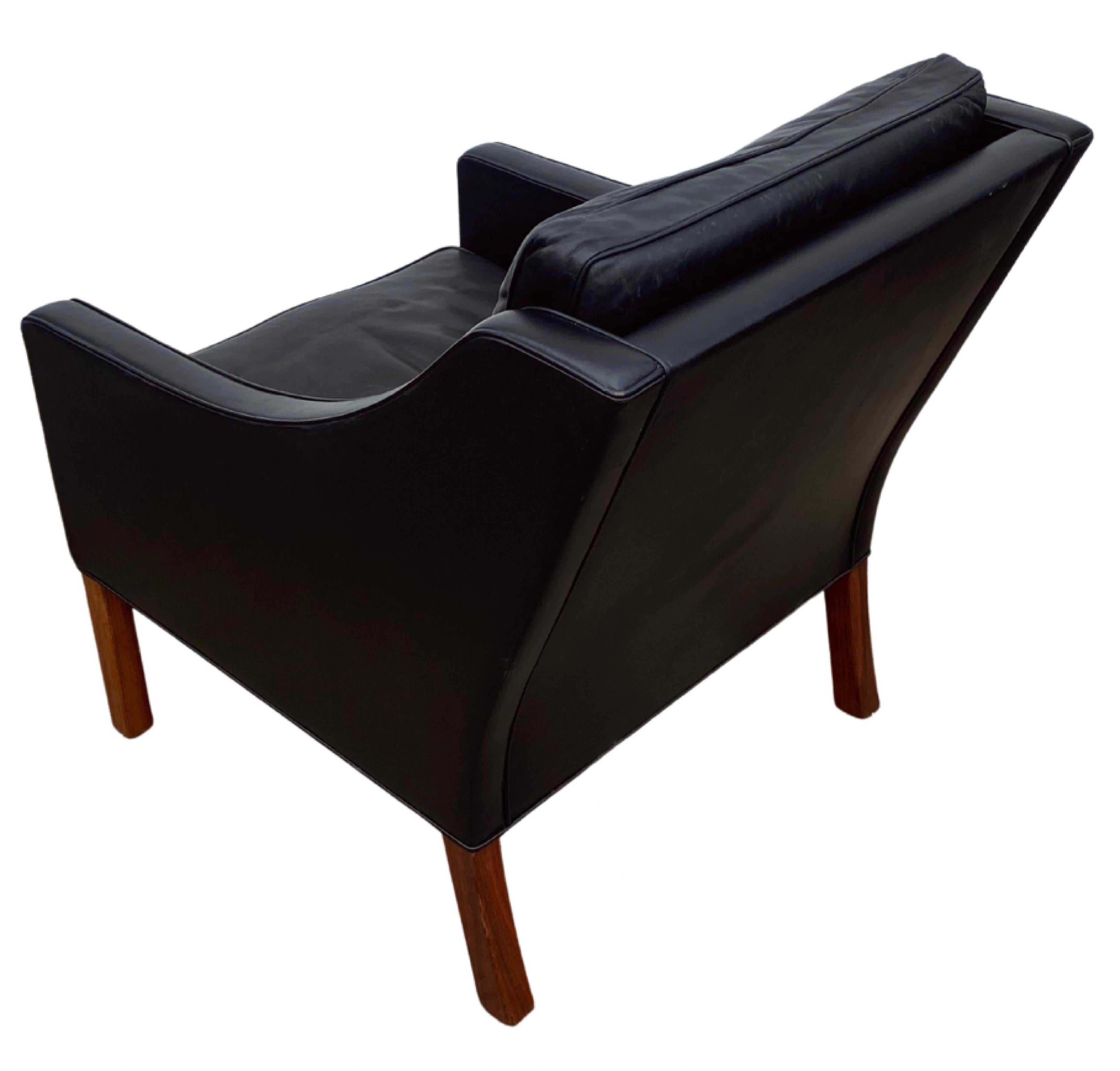 20th Century Børge Mogensen Lounge Chair Model 2207