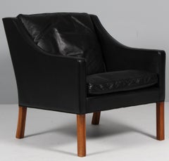 Børge Mogensen Lounge Chair, model 2207, original upholstery