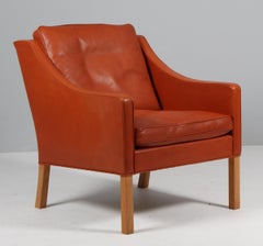 Børge Mogensen Lounge Chair, Modell 2207, Originalpolsterung
