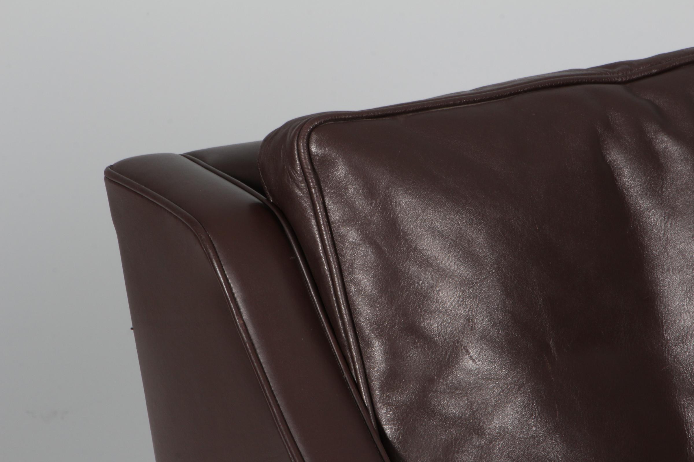 Scandinavo moderno Børge Mogensen Lounge Chair, modello 2207, imbottitura originale in vendita