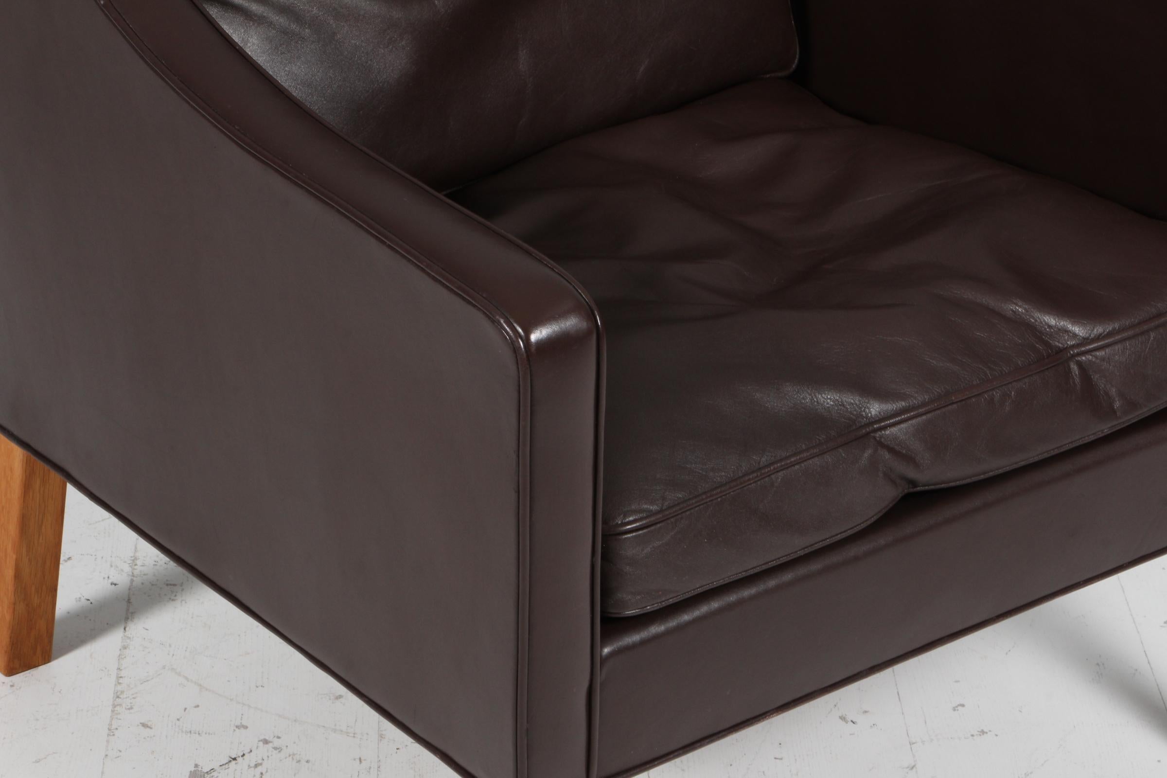 Danese Børge Mogensen Lounge Chair, modello 2207, imbottitura originale in vendita