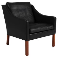 Børge Mogensen Lounge Chair, model 2207, original upholstery