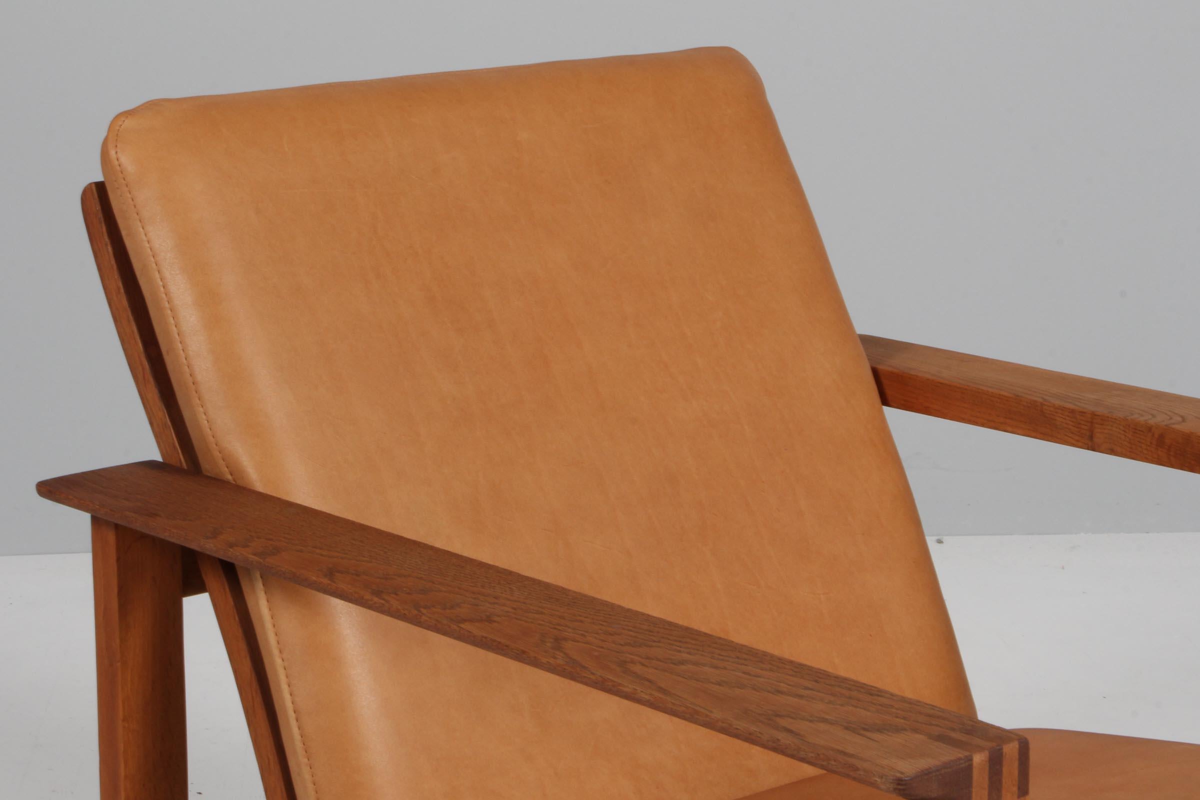 Børge Mogensen Lounge Chair, model 2256 In Good Condition For Sale In Esbjerg, DK