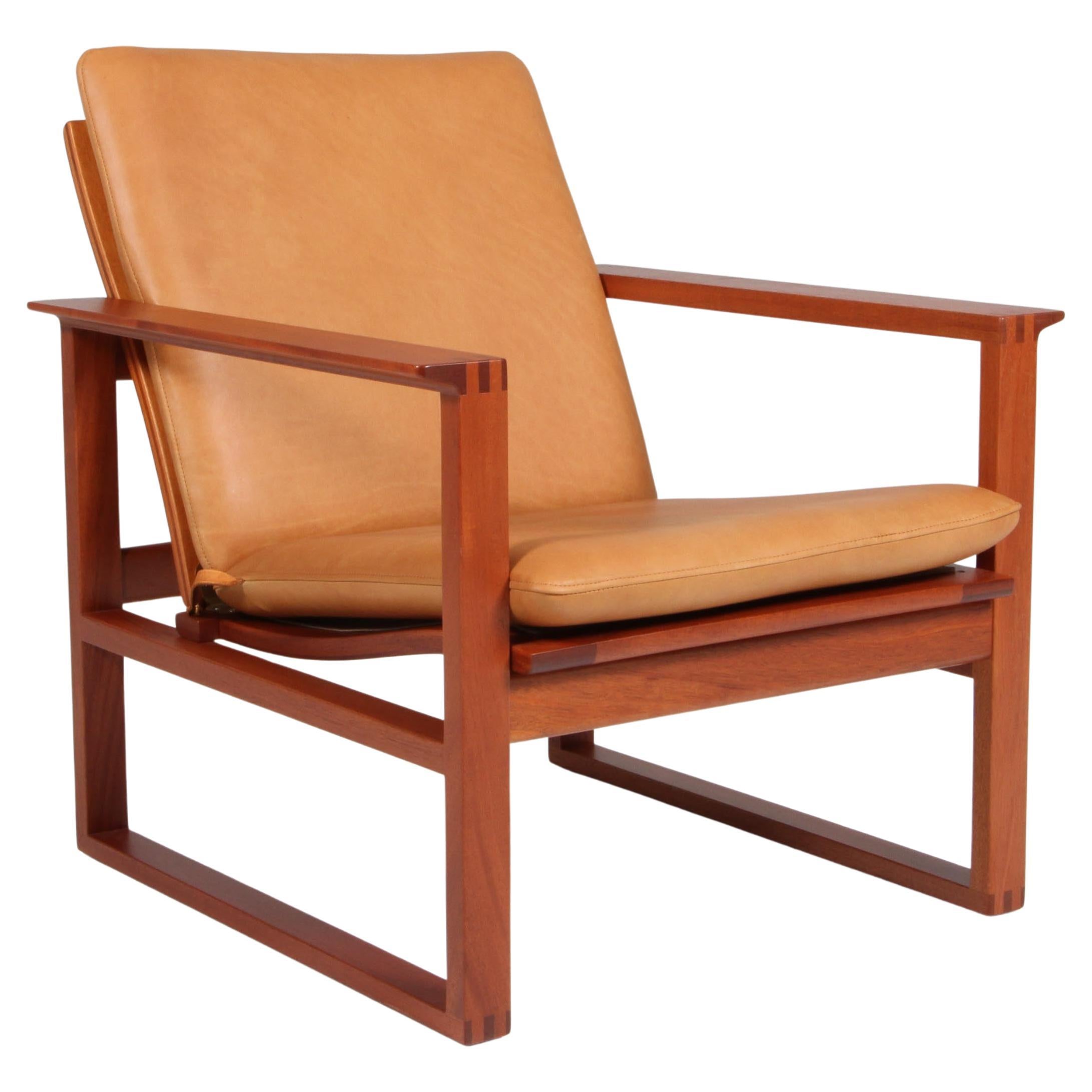 Børge Mogensen Lounge Chair, Model 2256 Mahogany