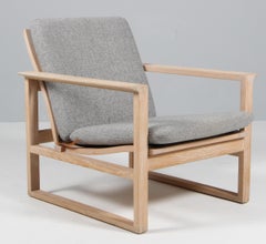 Børge Mogensen Lounge Chair, model 2256. Oak Hallingdal