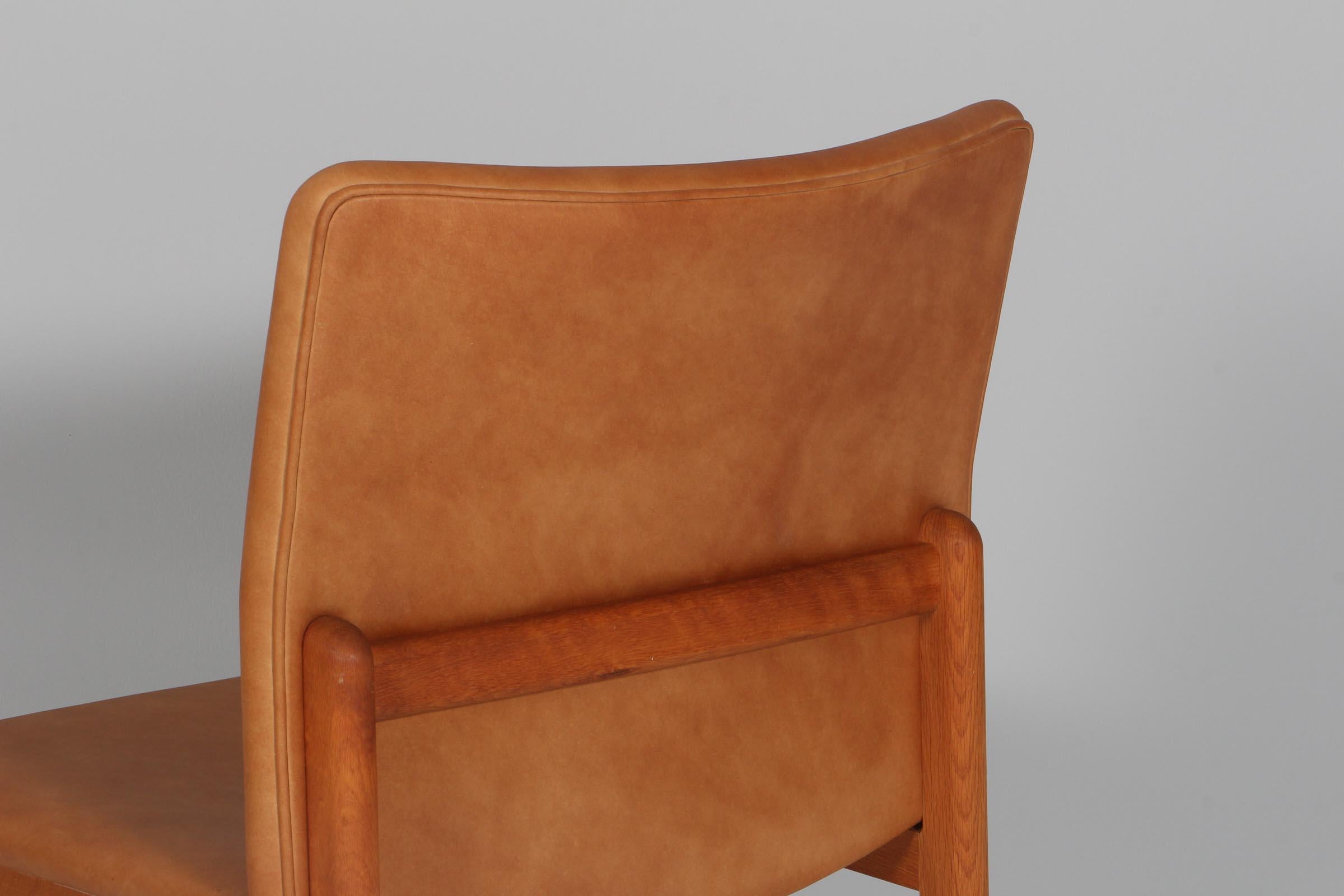 Leather Børge Mogensen Lounge Chairs