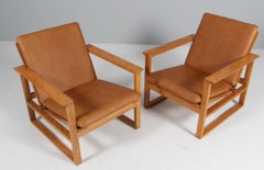 Chaises longues Børge Mogensen, modèle 2256